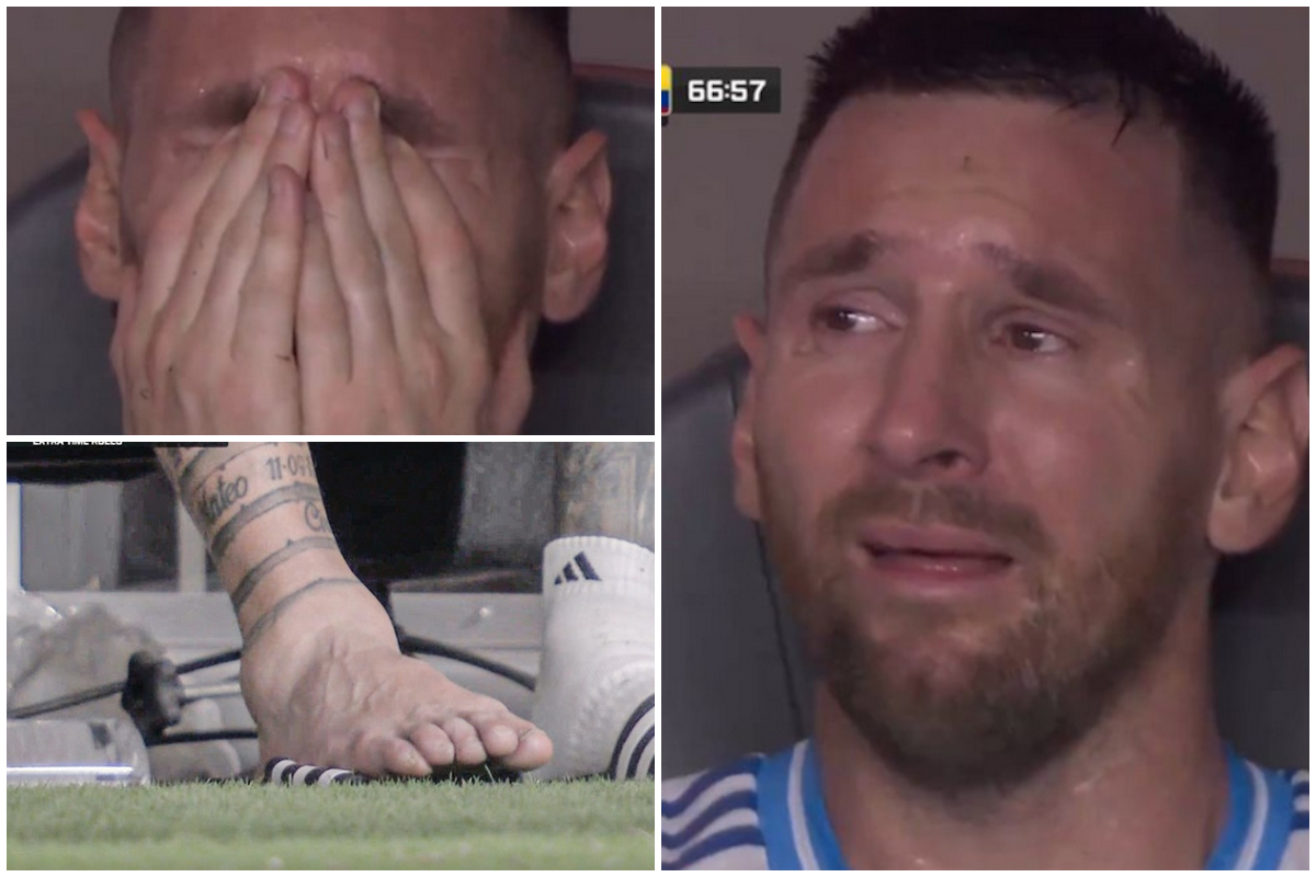 Ο Λιονέλ Μέσι τραυματίστηκε στον τελικό του Copa America και πλάνταξε στο κλάμα έχοντας πρησμένο αστράγαλο