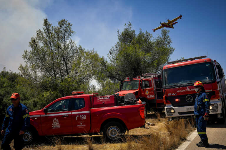 Φωτιά στο Μελενικίτσι Σερρών κοντά σε πεδίο βολής - Σηκώθηκαν 1 αεροπλάνο και 2 ελικόπτερα