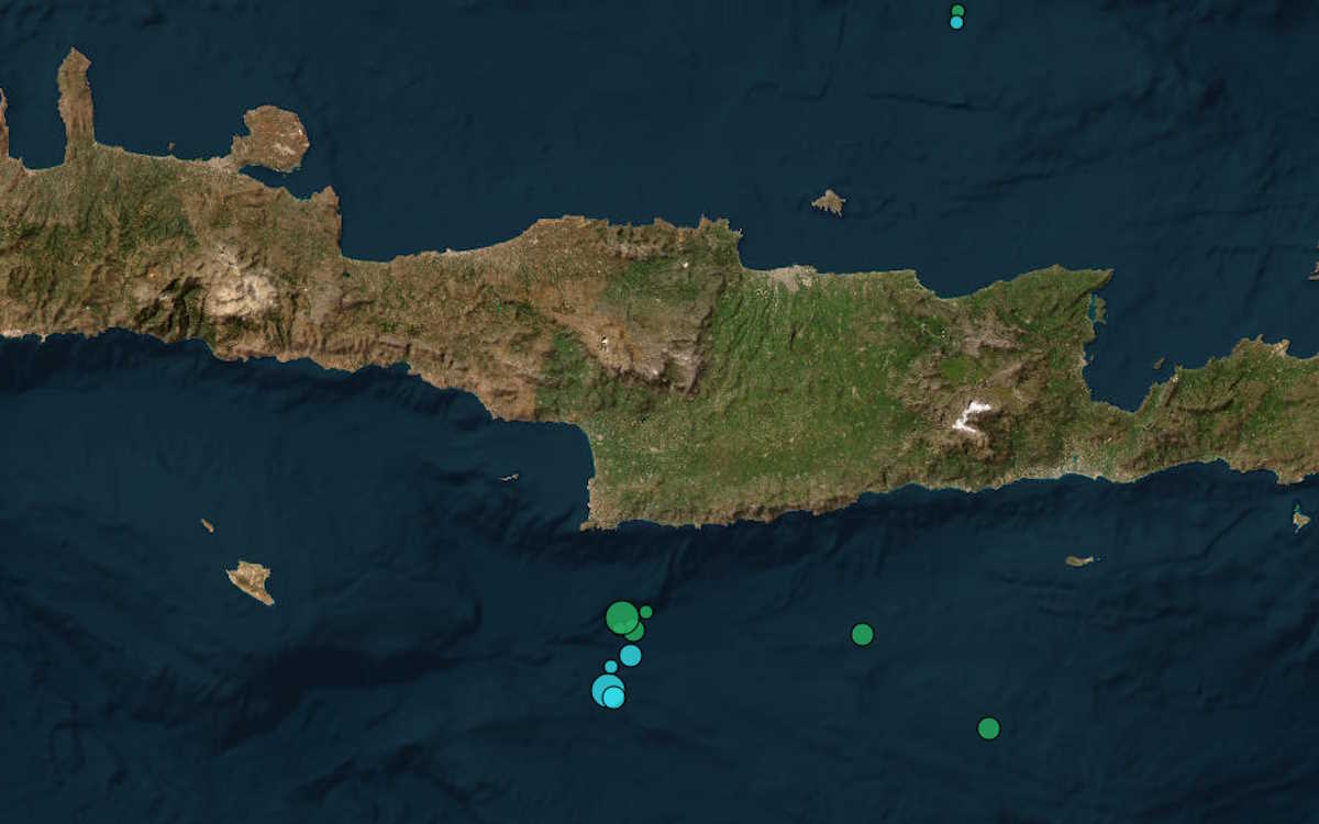 Νέος σεισμός 3,8 Ρίχτερ στη νότια Κρήτη σε θαλάσσια περιοχή – 10,6 χιλιόμετρα  το εστιακό βάθος