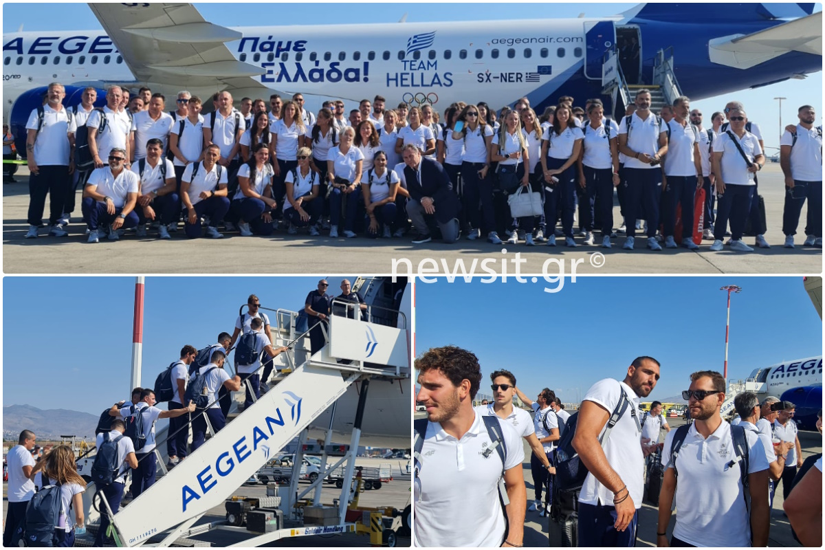 Ολυμπιακοί Αγώνες 2024: Η Team Hellas «πέταξε» για το Παρίσι με χαμόγελα και το όνειρο του μεταλλίου