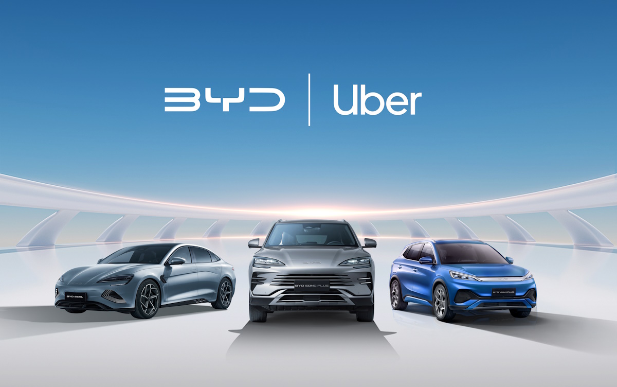 BYD – Uber: Συνεργάζονται για την επιτάχυνση της παγκόσμιας μετάβασης στα ηλεκτρικά οχήματα