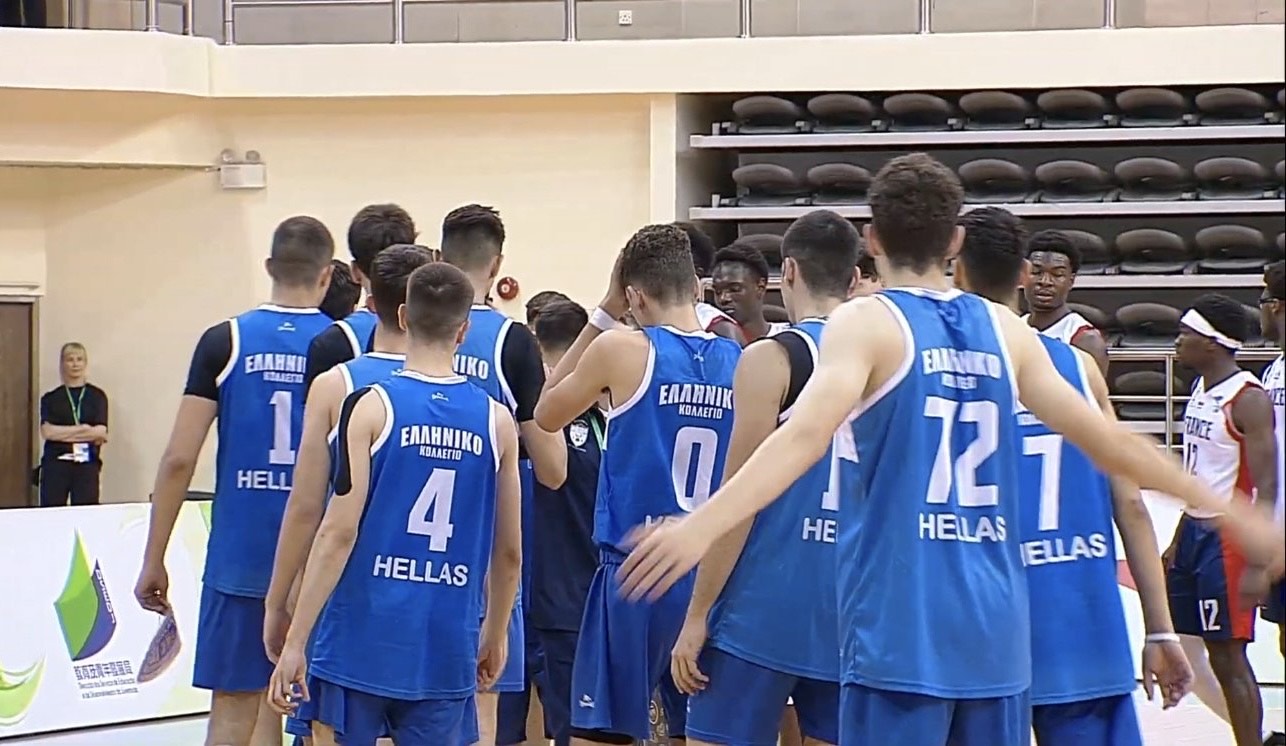 Χρυσό για τους μαθητές από το Ελληνικό Κολλέγιο Θεσσαλονίκης στο παγκόσμιο σχολικό πρωτάθλημα μπάσκετ