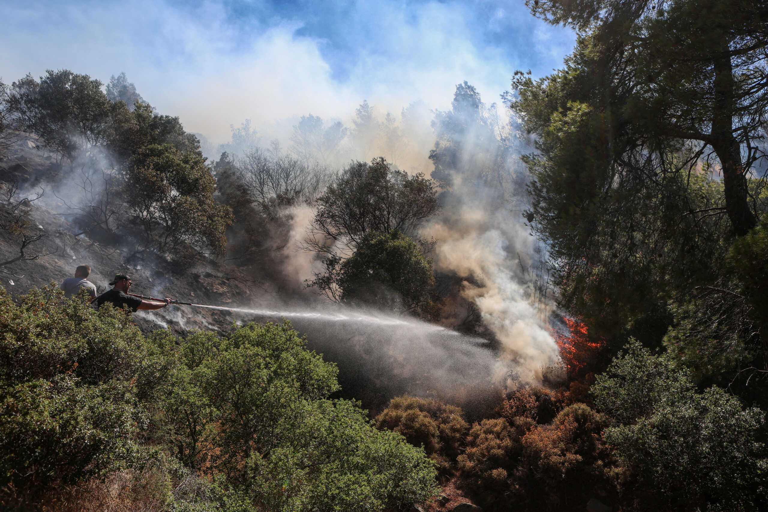 Φωτιά στη Ζάκυνθο: Καίγεται για τρίτη φορά το δάσος της Αγίας Μαρίνας – Υπό μερικό έλεγχο