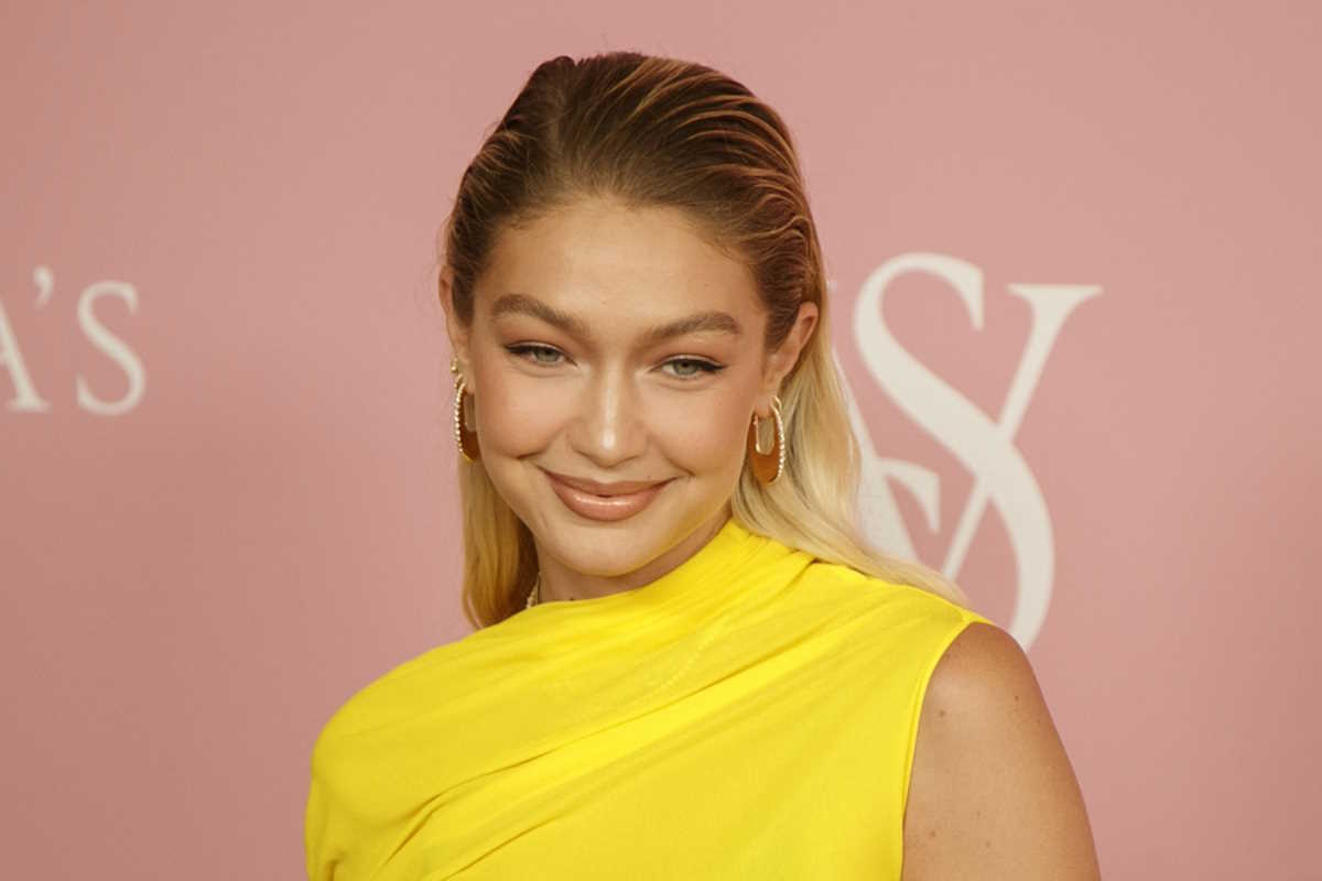 epa10845411 Gigi Hadid attends the red carpet for Victoria's Secret World Tour at the Manhattan Center in New York, New York, USA, 06 September 2023.  EPA