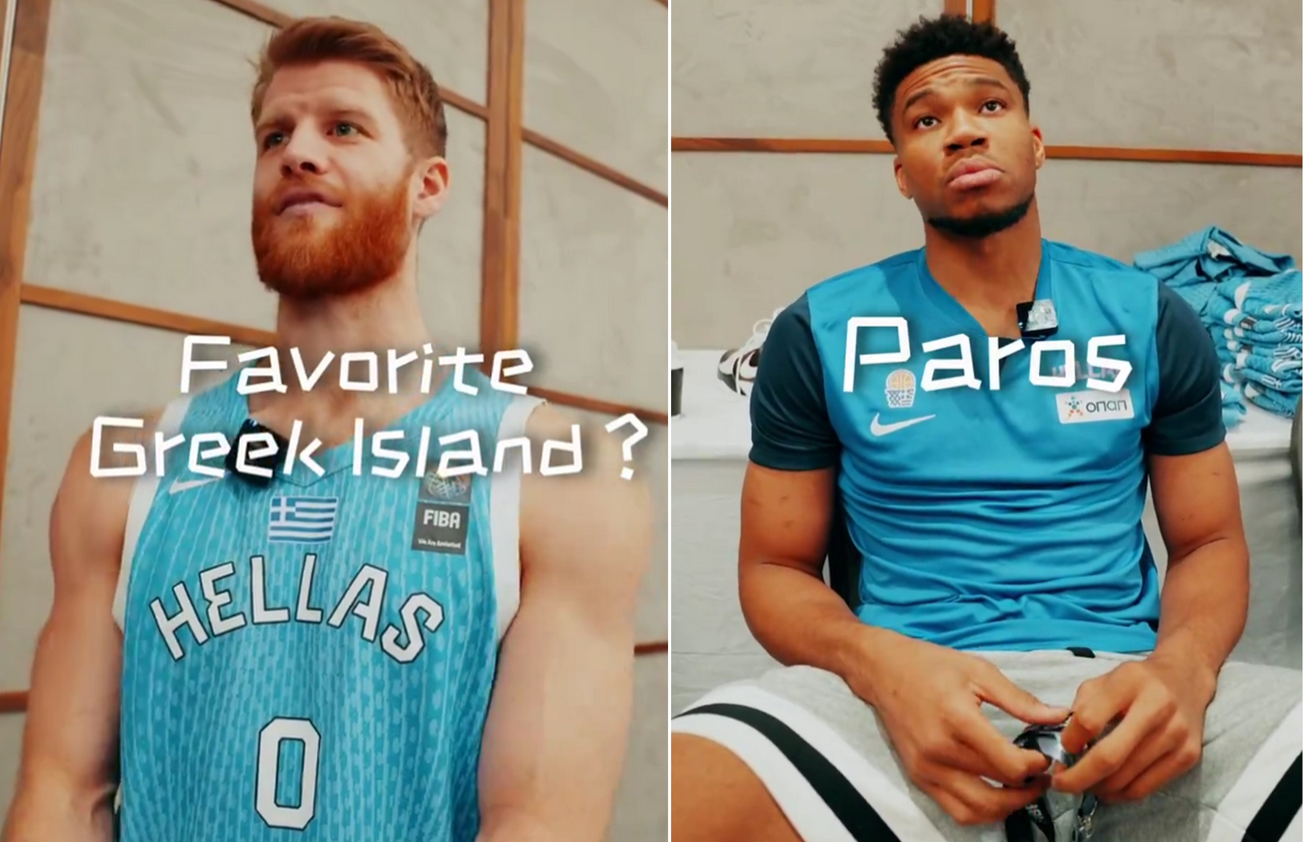 Εθνική μπάσκετ: Η FIBA ρώτησε τους Έλληνες παίκτες για το αγαπημένο τους νησί