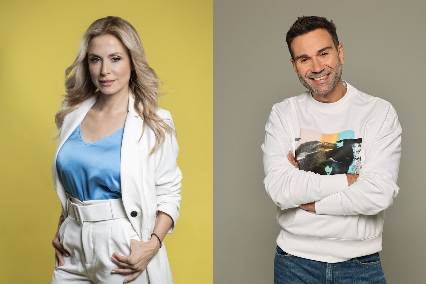 Ζωή Κρονάκη και Τάσος Ιορδανίδης τη νέα τηλεοπτική σεζόν στο «ΔΥΟ στις 10»