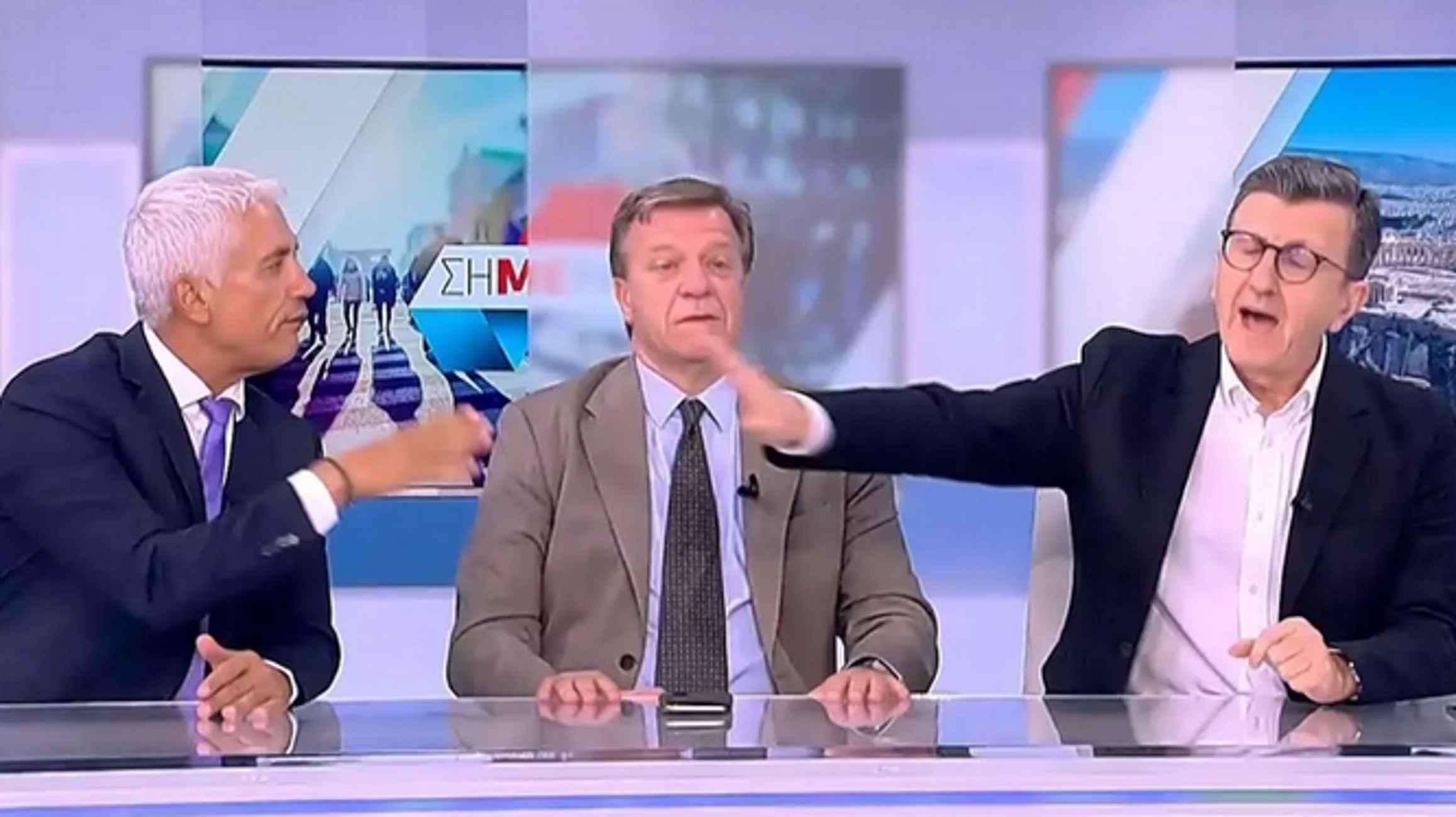 Άρης Πορτοσάλτε και Γιώργος Καλλιακμάνης σε on air κόντρα στον ΣΚΑΪ –  «Είσαι ένας άθλιος λαϊκιστής»
