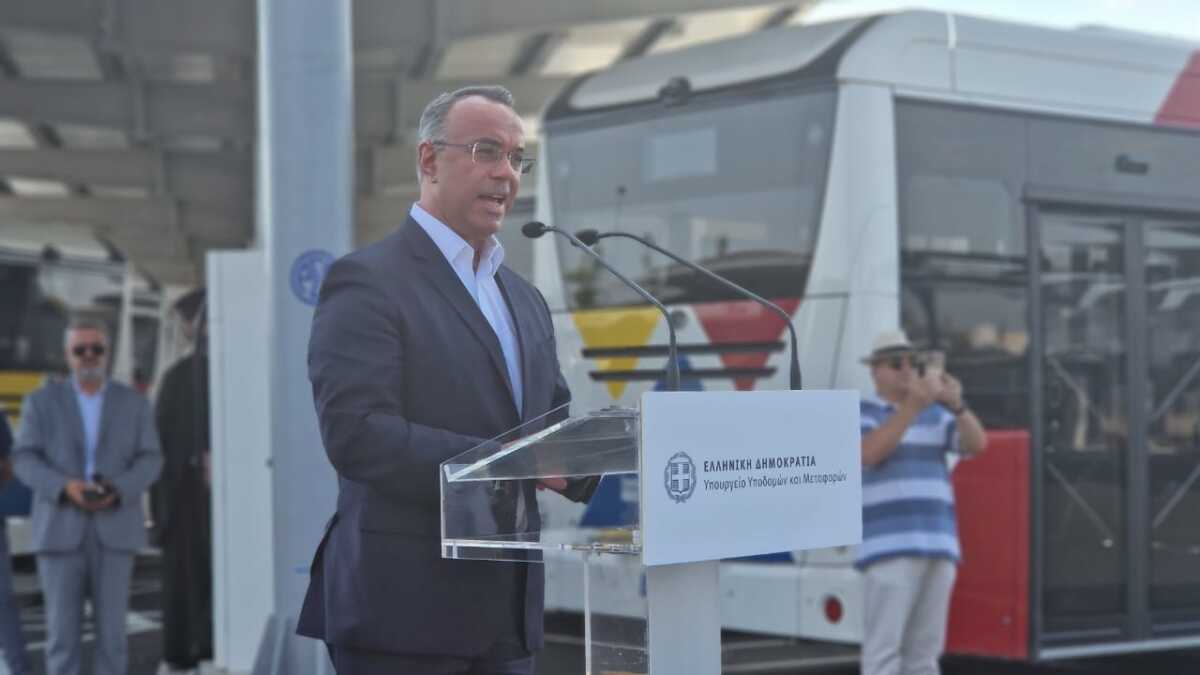 Σταϊκούρας: Εγκαίνια για τον νέο σταθμό φόρτισης ηλεκτρικών λεωφορείων στην Θεσσαλονίκη