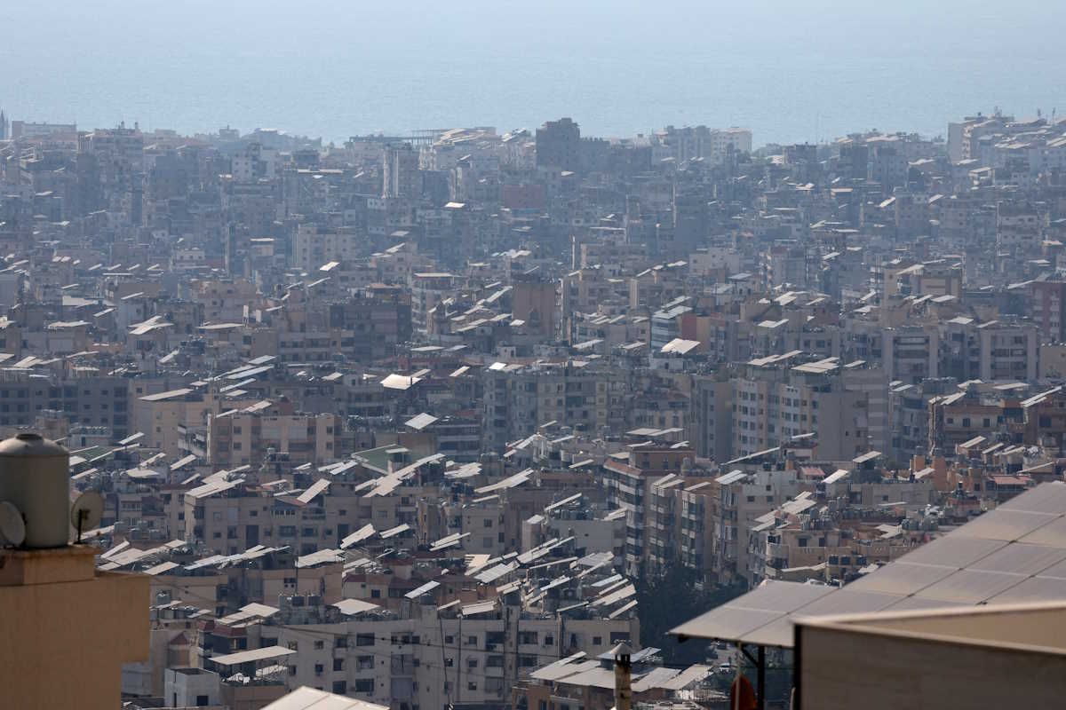 A view of Beirut's southern suburbs, as seen from Baabda, Lebanon August 6, 2024. REUTERS