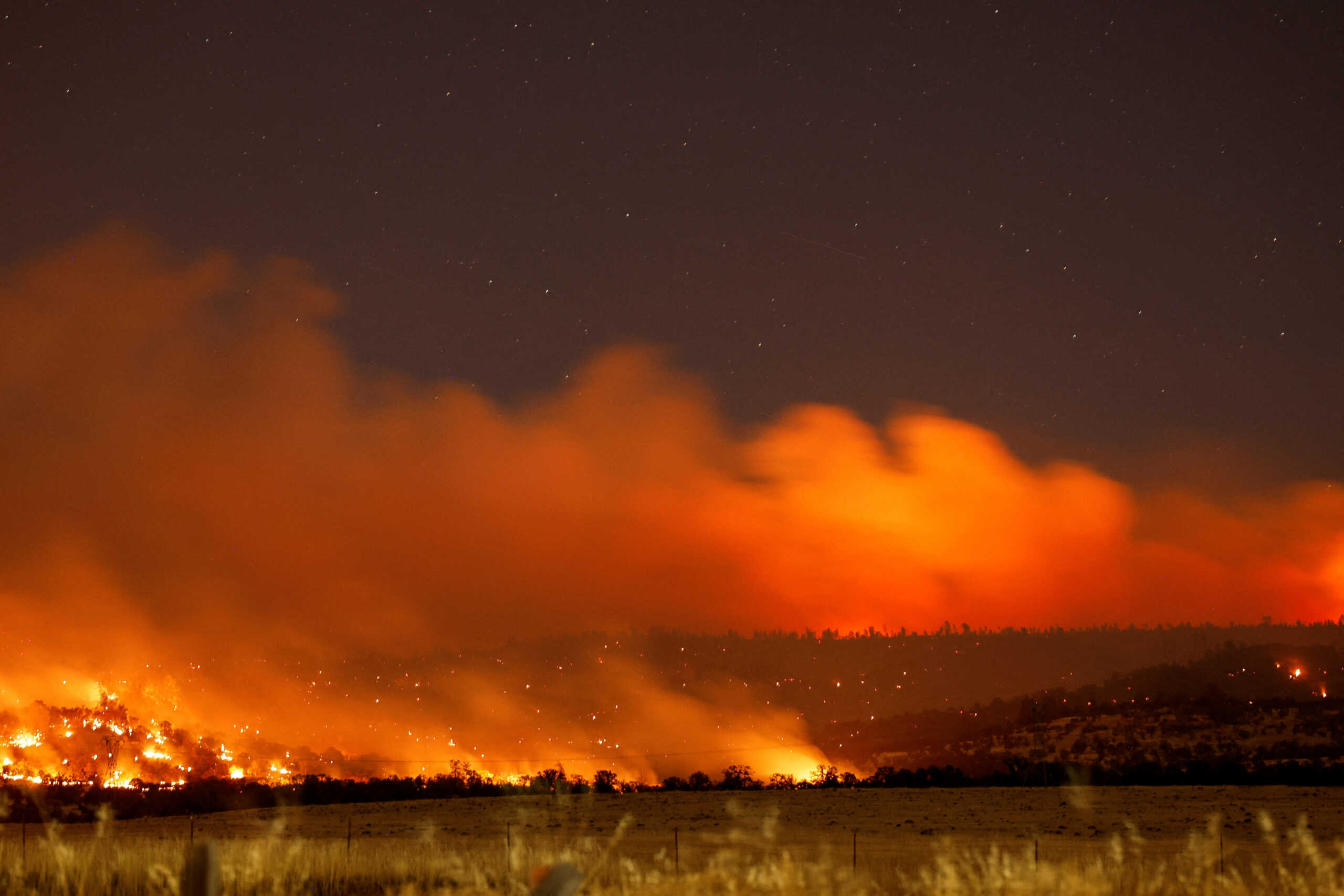 Καλιφόρνια: Η «Park Fire» έχει κάψει συνολικά 1,68 εκατ. στρέμματα δάσους και 640 σπίτια