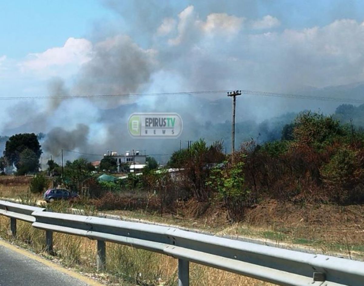 Φωτιά στο Σταυράκι Ιωαννίνων, επιχειρούν 34 πυροσβέστες και 4 εναέρια μέσα
