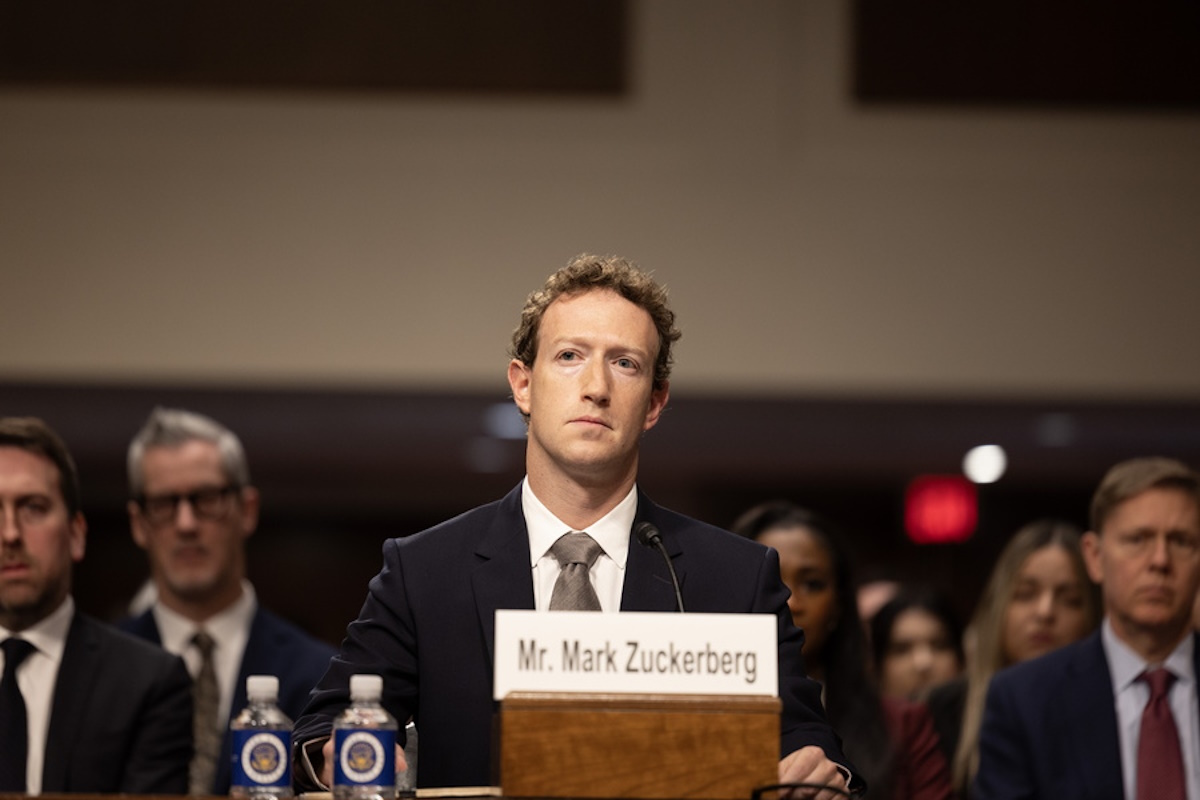 epa11116205 Meta CEO Mark Zuckerberg testifies before a Senate Judiciary Committee hearing on protecting children from sexual exploitation online in the Dirksen Senate Office Building in Washington, DC, USA, 31 January 2024. House lawmakers are finding rare bipartisan support for their Kids Online Safety Act, which seeks to fight online child sexual abuse.  EPA