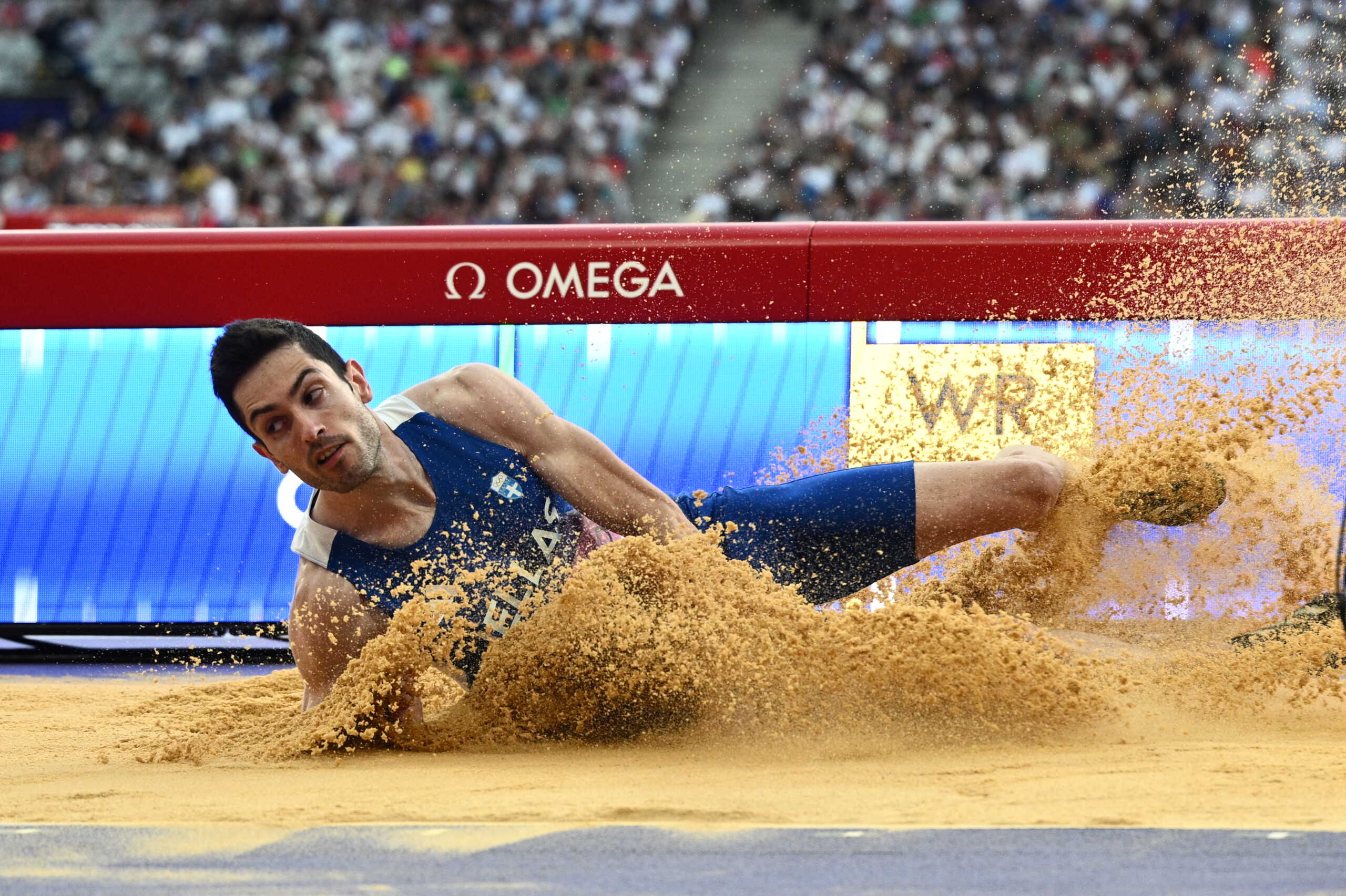 Ο Μίλτος Τεντόγλου απογειώθηκε στα 8.48μ. στον τελικό του μήκους των Ολυμπιακών Αγώνων