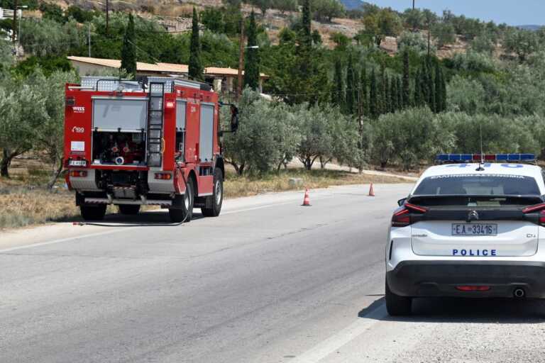 Τούμπαρε βυτιοφόρο στη Λεωφόρο Σχιστού - Διαρροή υγραερίου, διακοπή της κυκλοφορίας για λόγους ασφαλείας