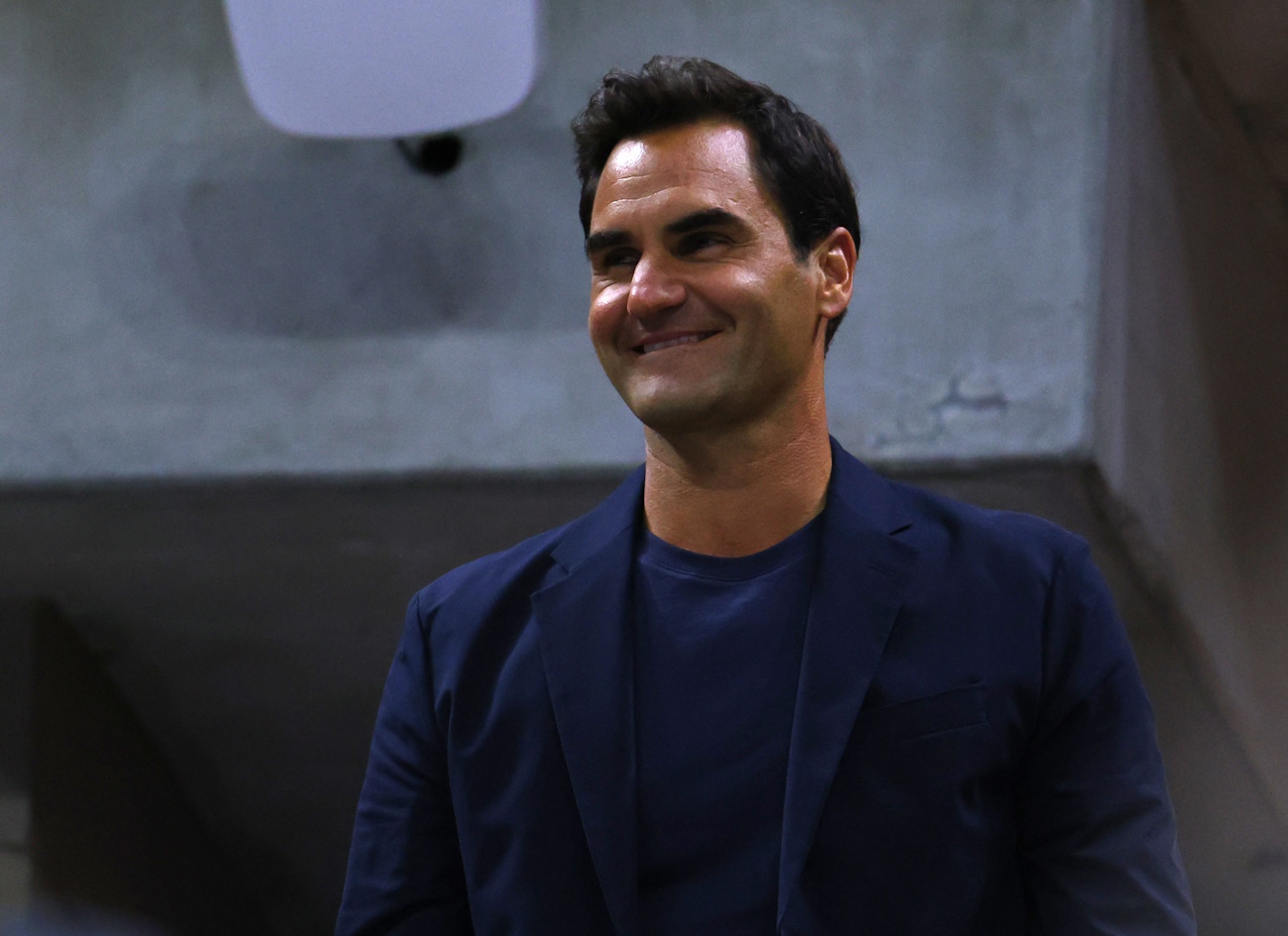 Tennis - U.S. Open - Flushing Meadows, New York, United States - September 3, 2024 Roger Federer is seen in the stands during the match REUTERS