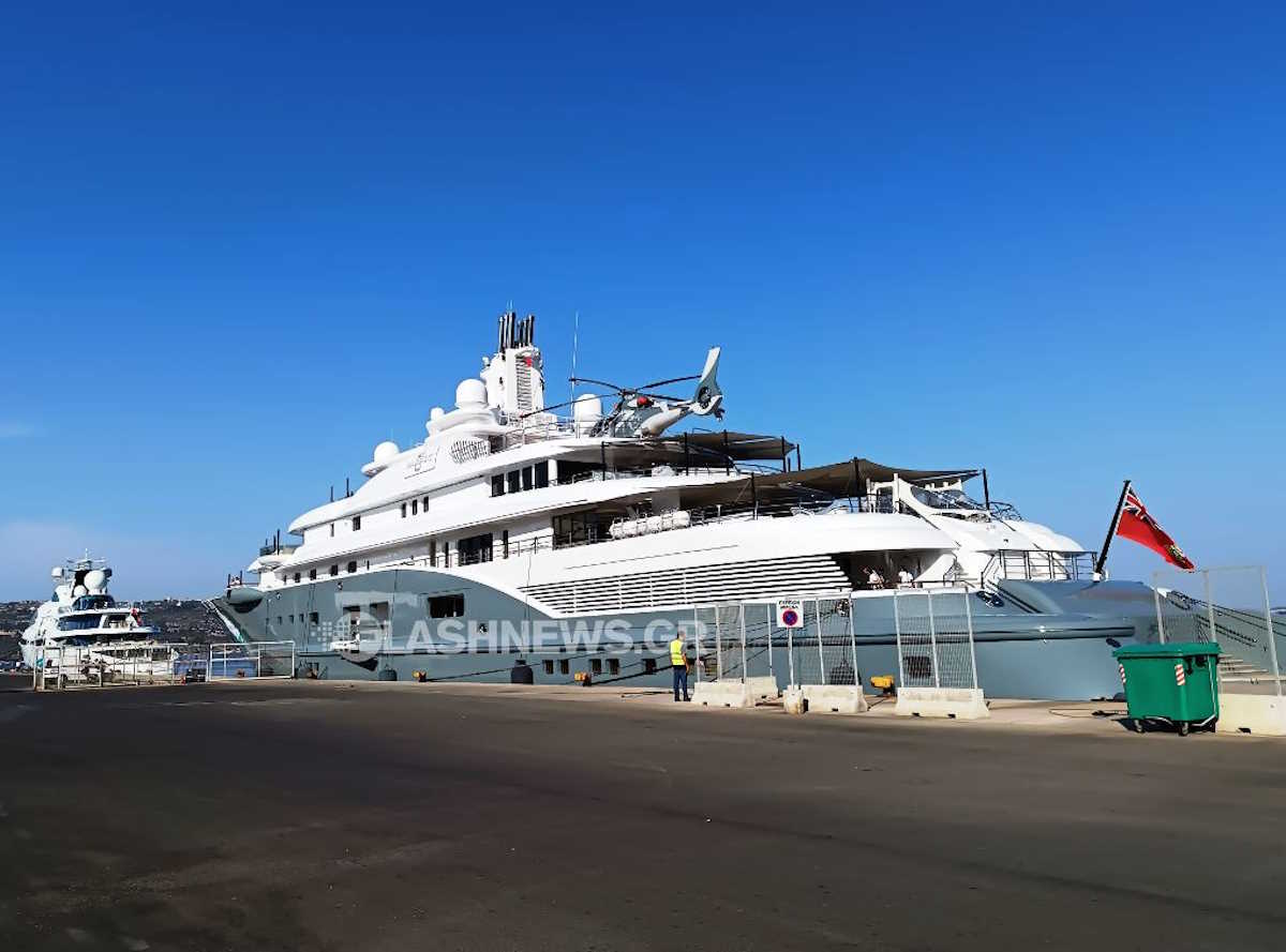 Χανιά: Στο λιμάνι της Σούδας θαλαμηγός δισεκατομμυριούχου Άραβα επιχειρηματία