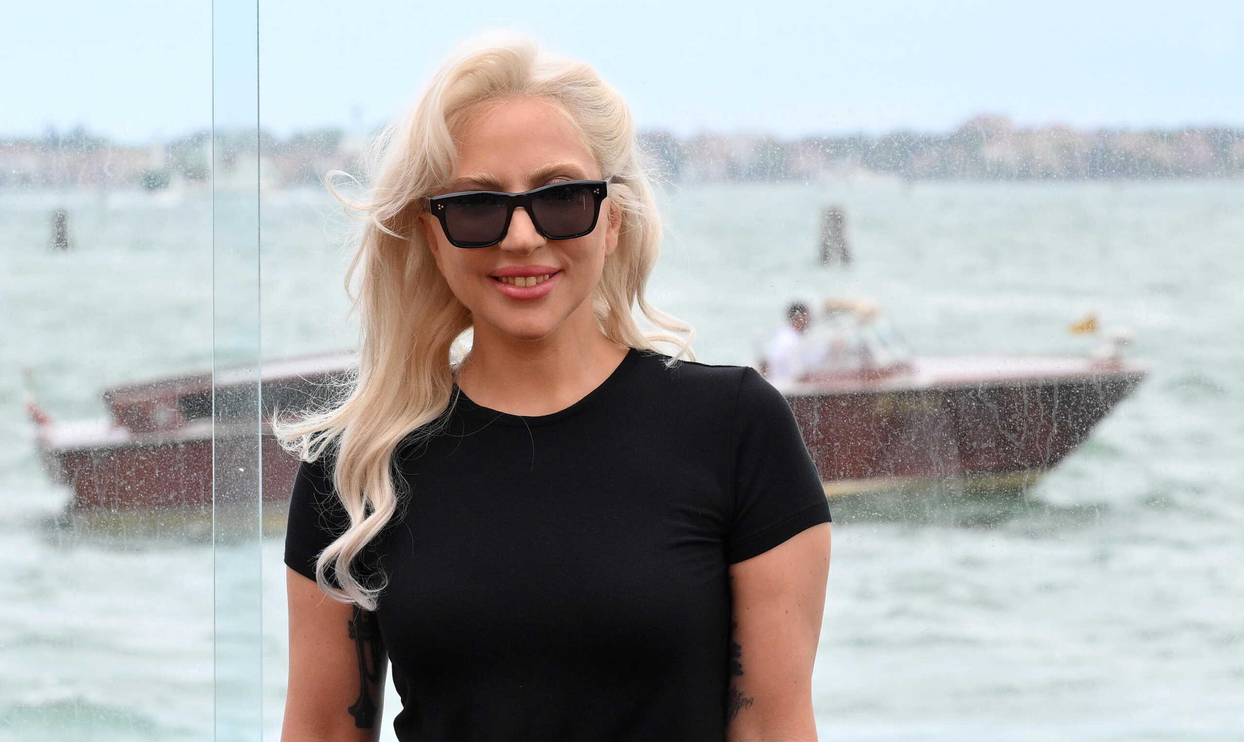 epa11586837 US singer and actor Lady Gaga poses during a photocall for the movie 'Joker: Folie a Deux' at Cipriani Hotel during the 81st annual Venice International Film Festival, in Venice, Italy, 05 September 2024. The movie is presented in the official competition 'Venezia 81' at the festival running from 28 August to 07 September 2024.  EPA