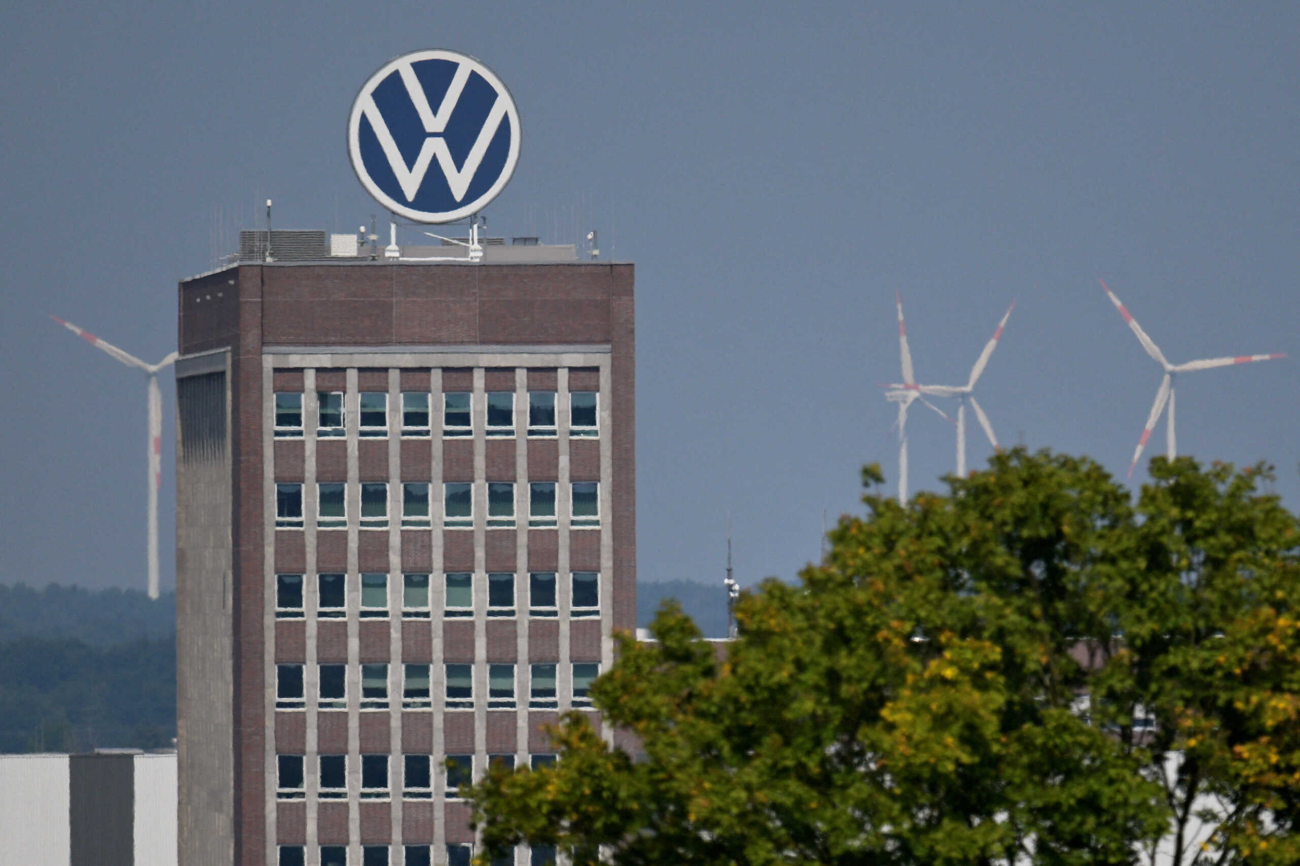 A general view of  the Volkswagen headquarters, ahead of a Volkswagen's works council regular meeting with workers in Germany to discuss matters including progress on its cost-cutting drive, in Wolfsburg, Germany, September 3, 2024. REUTERS