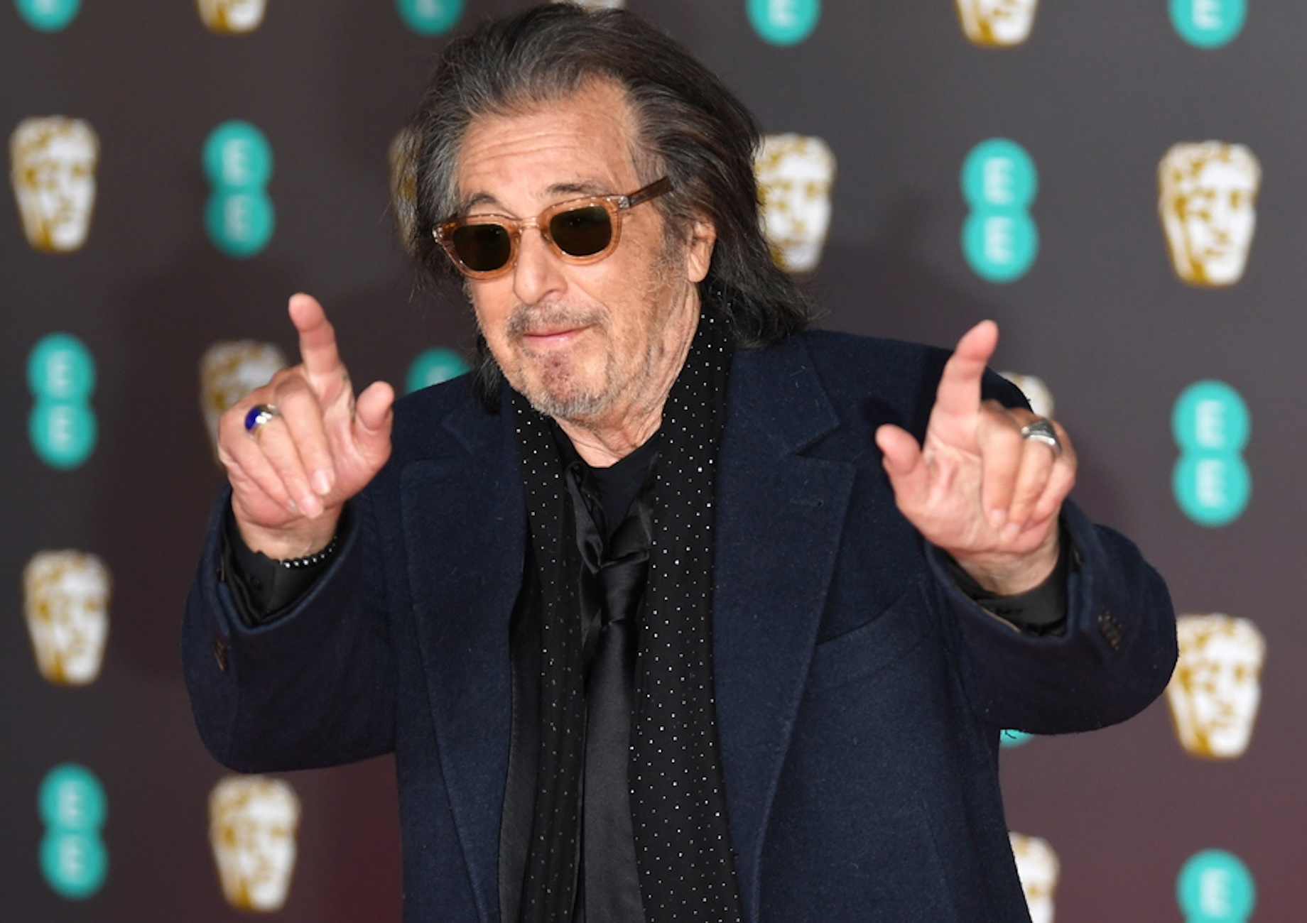 epaselect epa08188488 Al Pacino attends the 73rd annual British Academy Film Award at the Royal Albert Hall in London, Britain, 02 February 2020. The ceremony is hosted by the British Academy of Film and Television Arts (BAFTA).  EPA