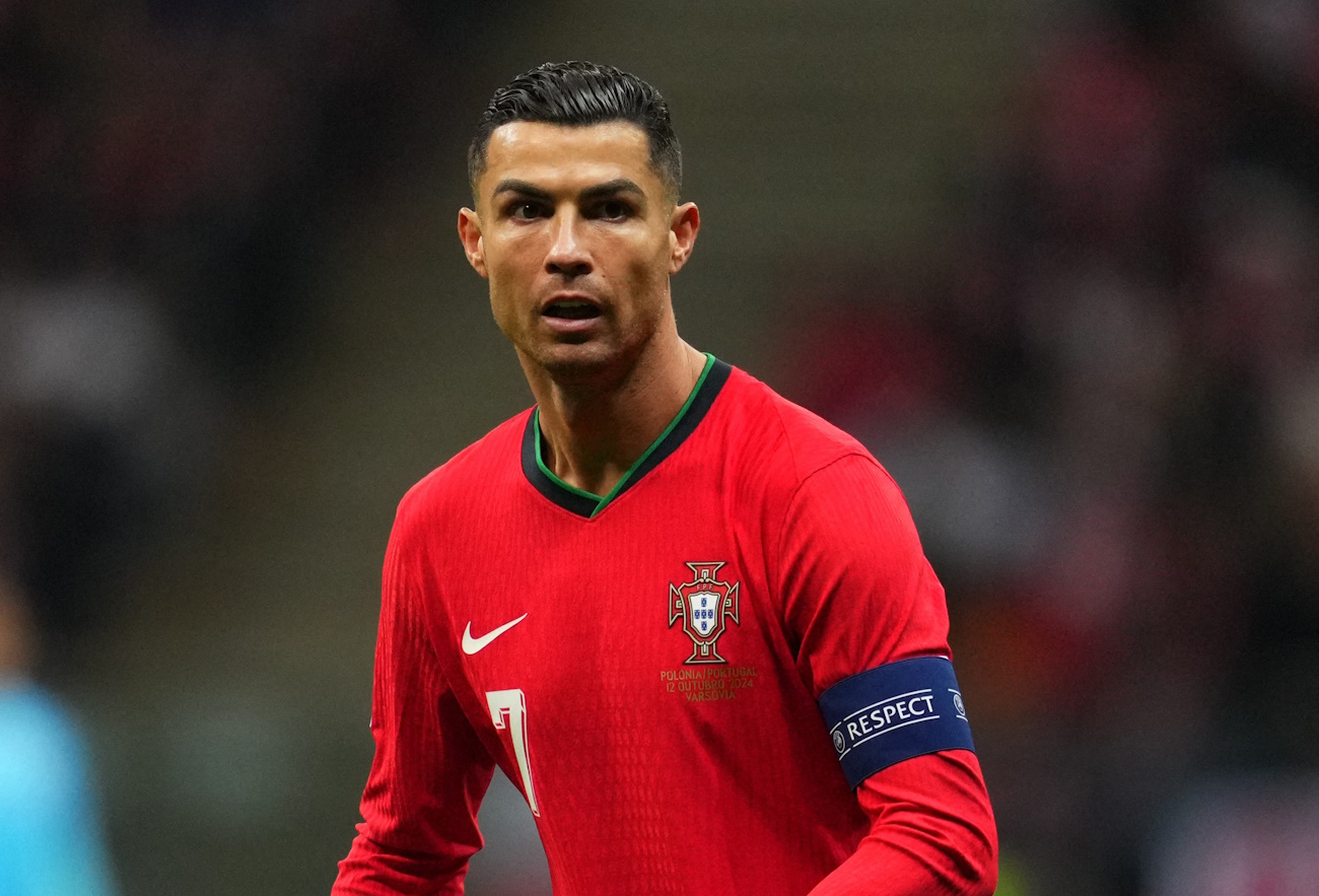 Soccer Football - UEFA Nations League - Group A1 - Poland v Portugal - PGE Narodowy, Warsaw, Poland - October 12, 2024 Portugal's Cristiano Ronaldo reacts REUTERS