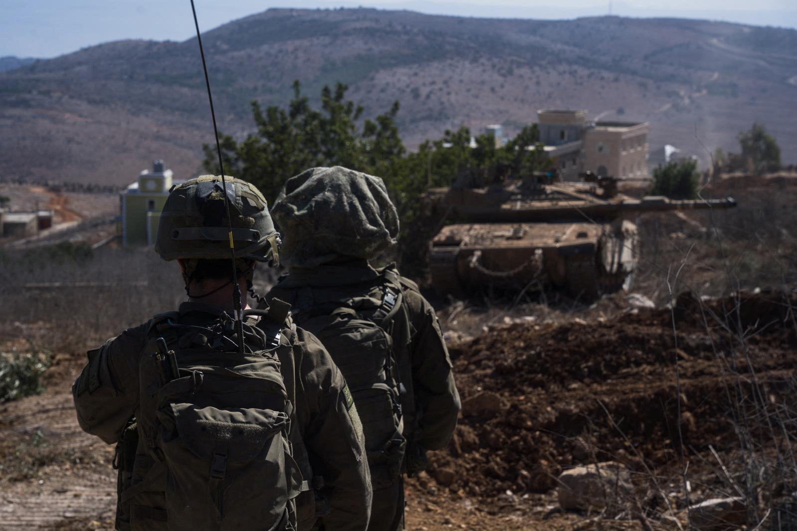 Israeli soldiers operate at a location given as Southern Lebanon in this image released on October 6, 2024. Israel Defense Forces