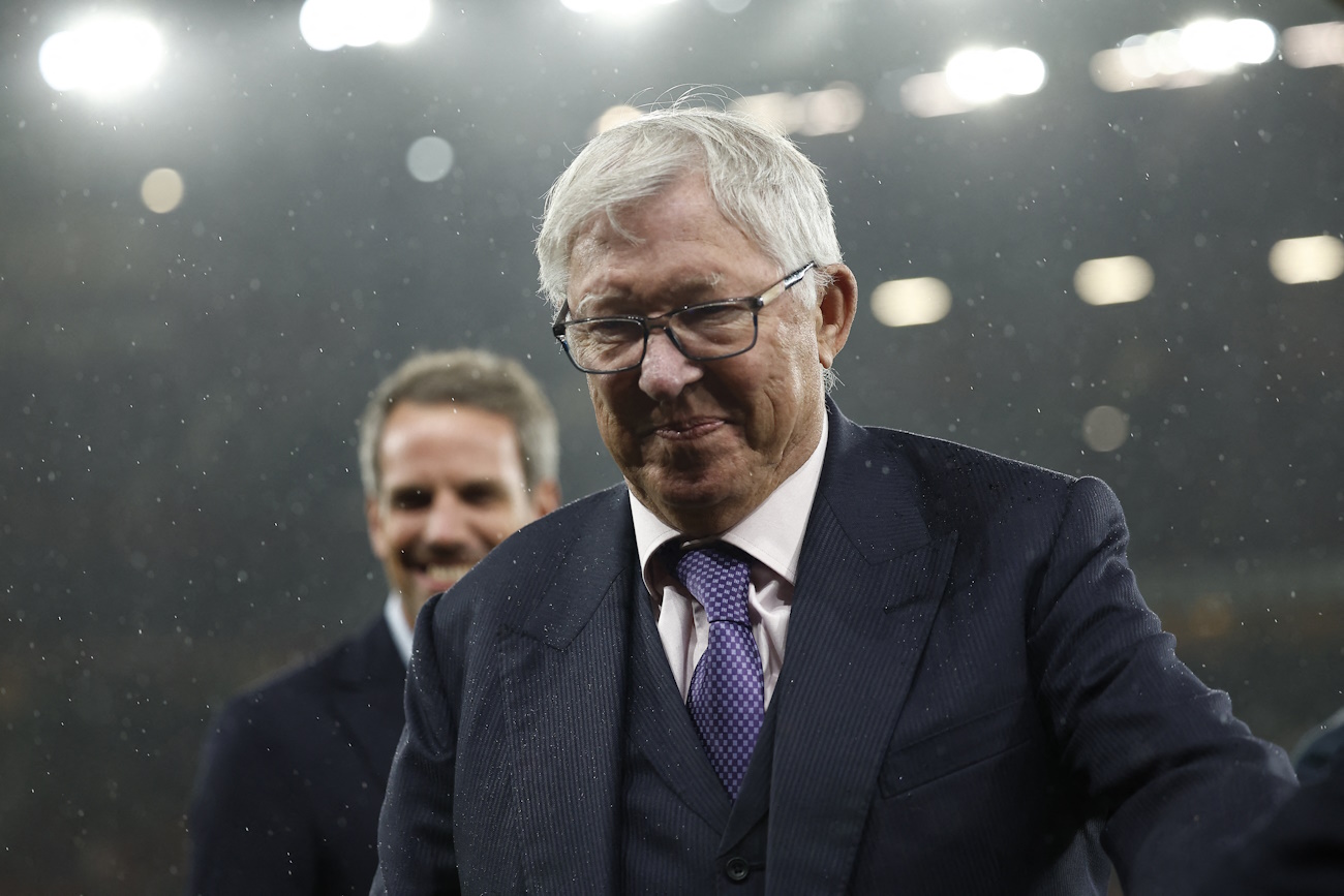 Soccer Football - Europa League - Manchester United v FC Twente - Old Trafford, Manchester, Britain - September 25, 2024 Former Manchester United manager Alex Ferguson before the match Action Images via Reuters