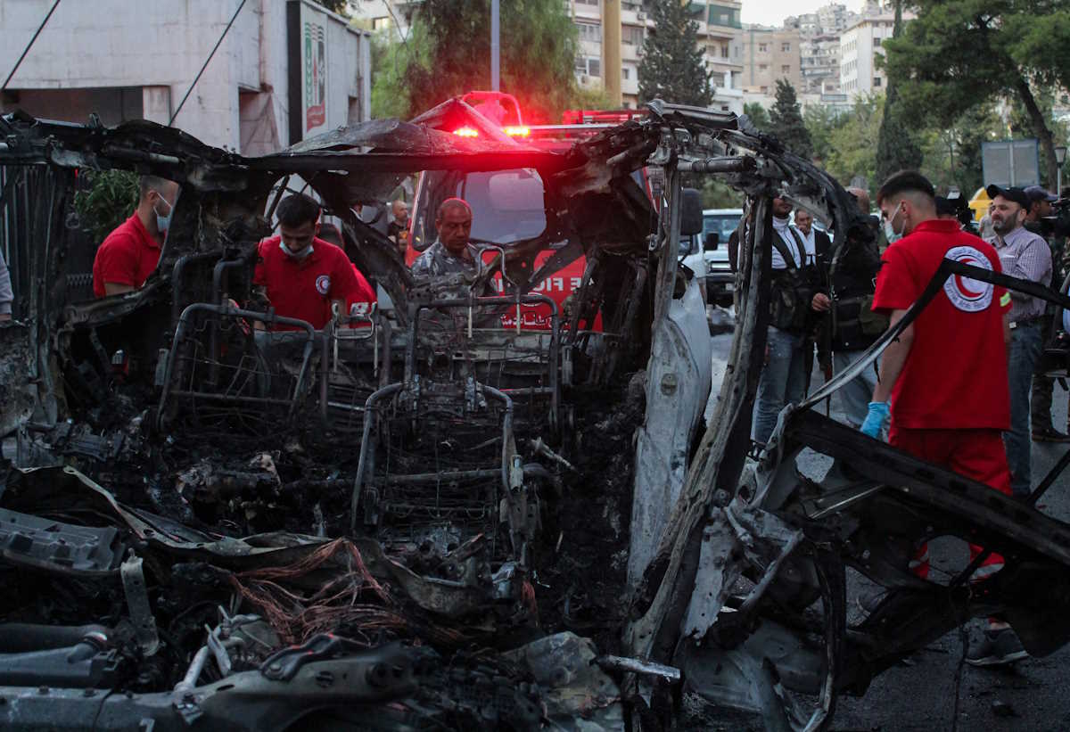 Έκρηξη παγιδευμένου αυτοκινήτου στη Δαμασκό