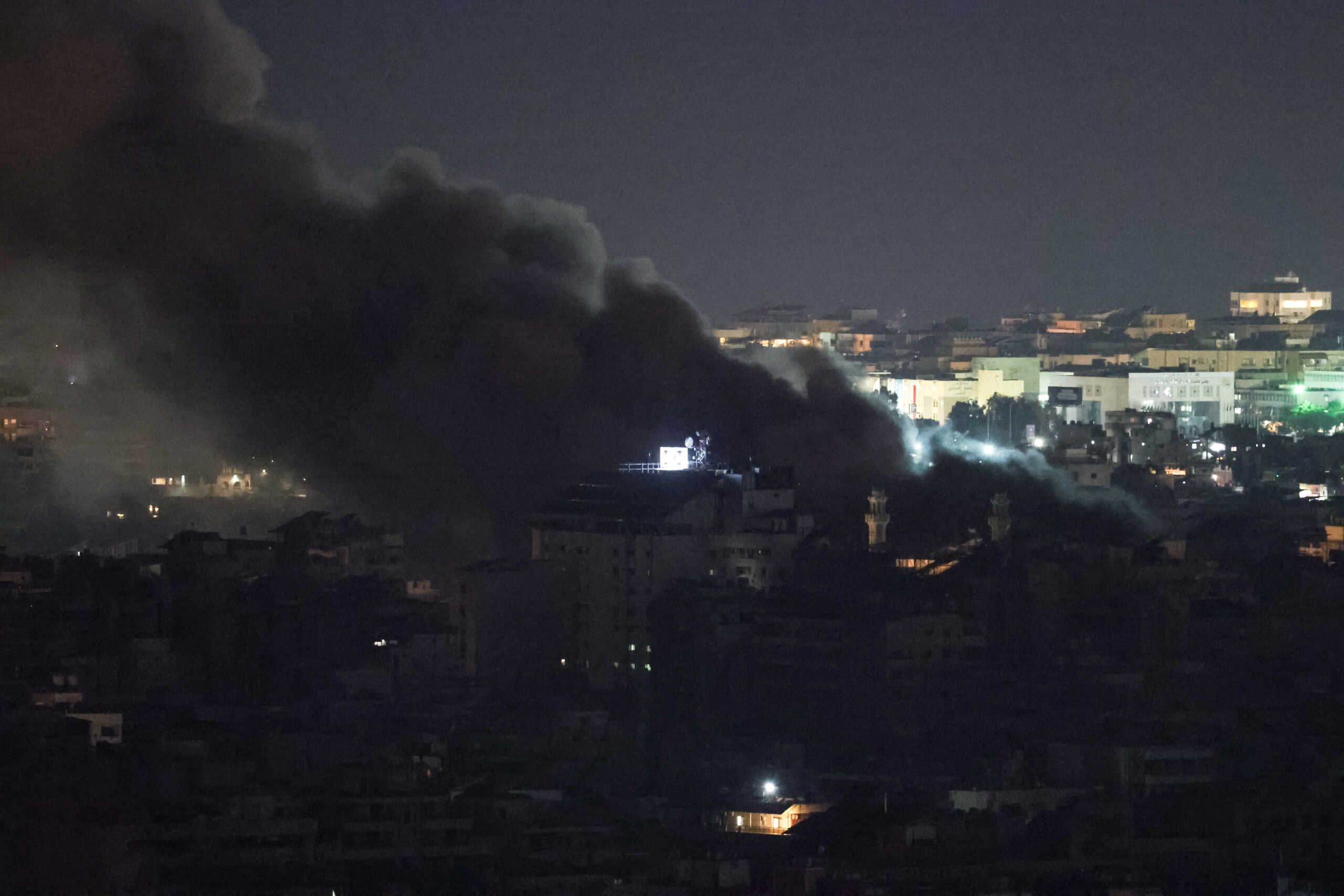 Smoke billows over Beirut's southern suburbs, after an Israeli strike, amid the ongoing hostilities between Hezbollah and Israeli forces, as seen from Baabda, Lebanon October 25, 2024. REUTERS