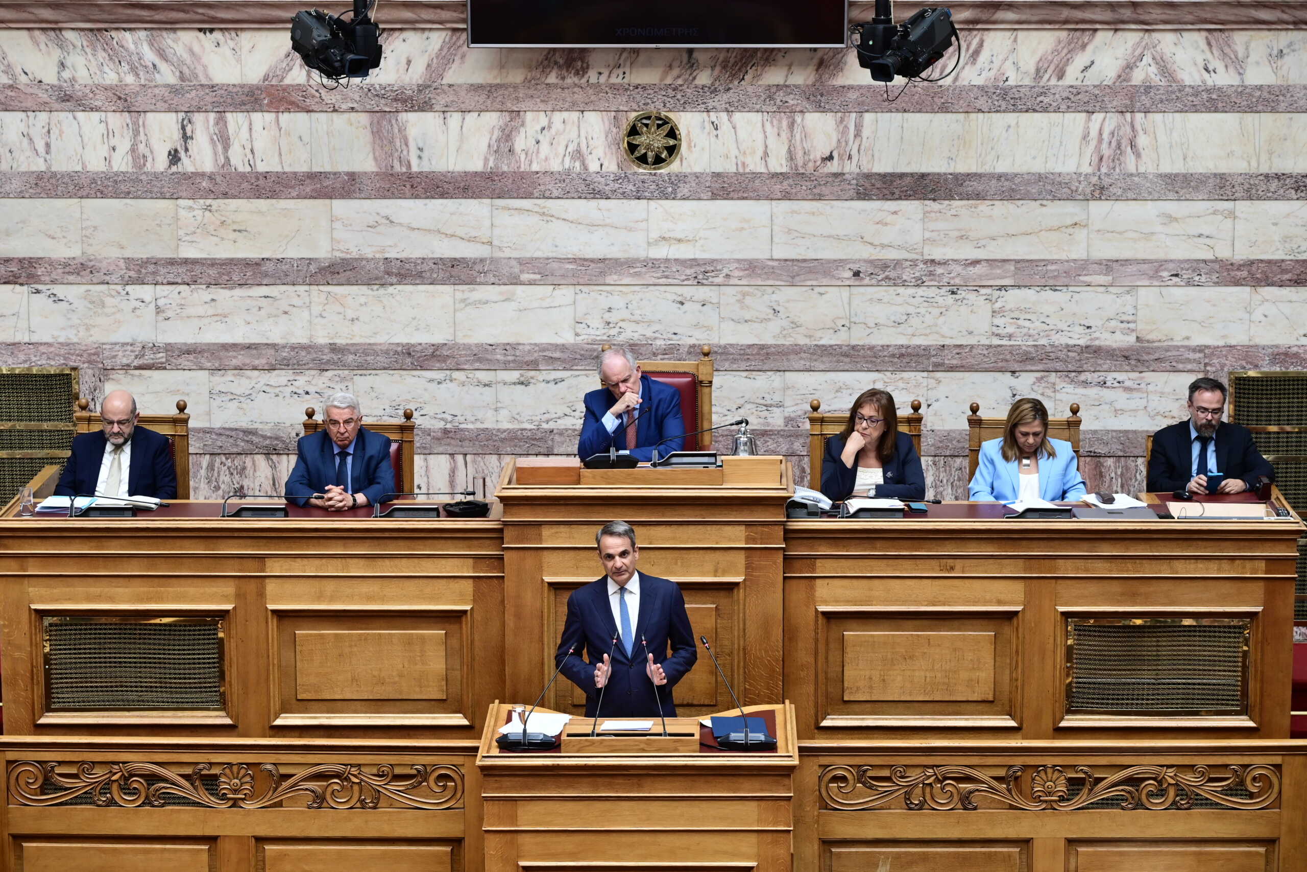 Κτηματολόγιο: Ομιλία Μητσοτάκη στη Βουλή