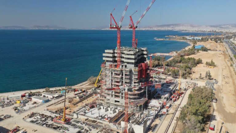 Στο τέλος του 2026 η παράδοση του Riviera Tower και η κατοίκηση των πρώτων σπιτιών στο Ελληνικό