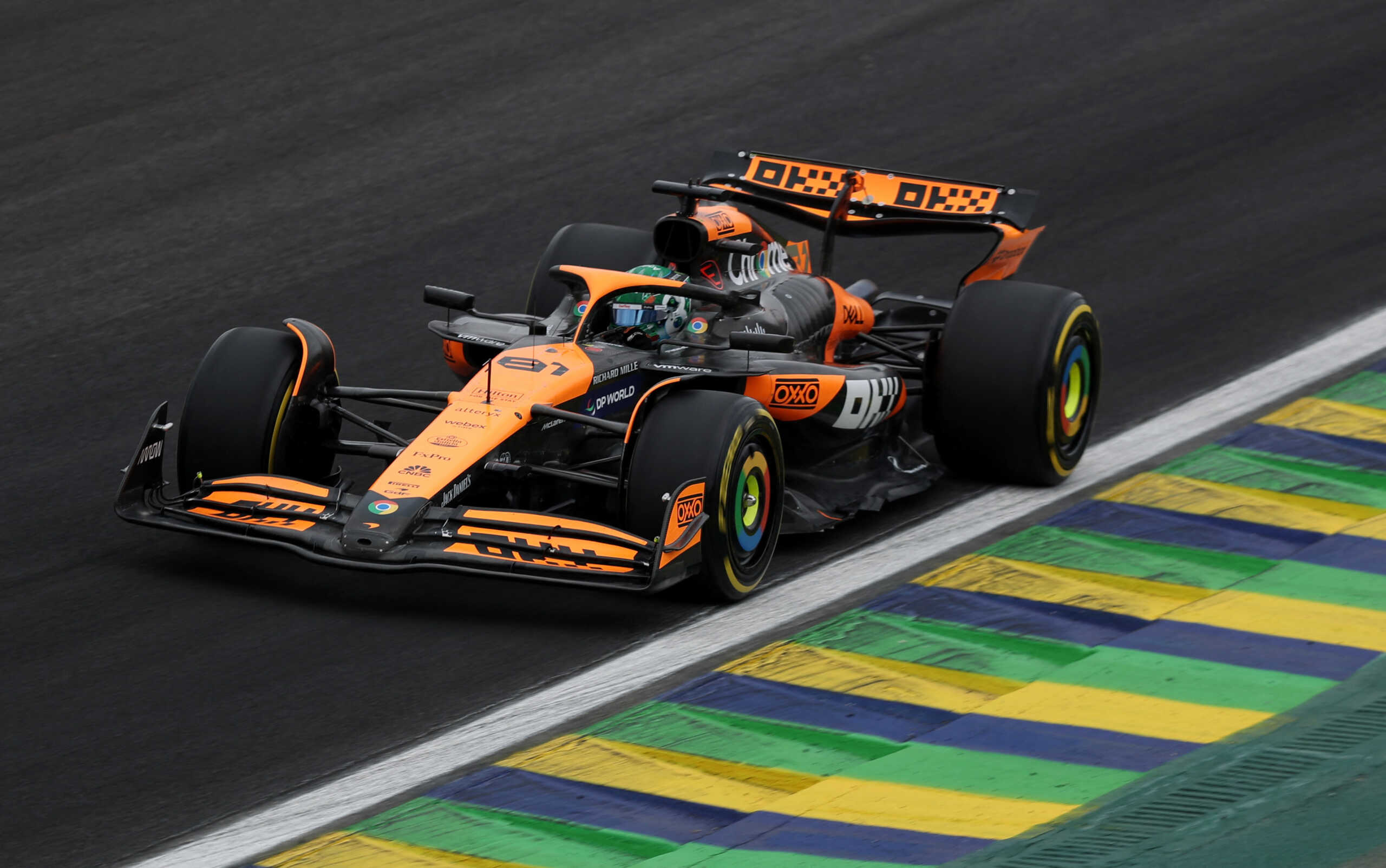 Formula One F1 - Sao Paulo Grand Prix - Autodromo Jose Carlos Pace, Sao Paulo, Brazil - November 1, 2024 McLaren's Oscar Piastri during sprint qualifying REUTERS