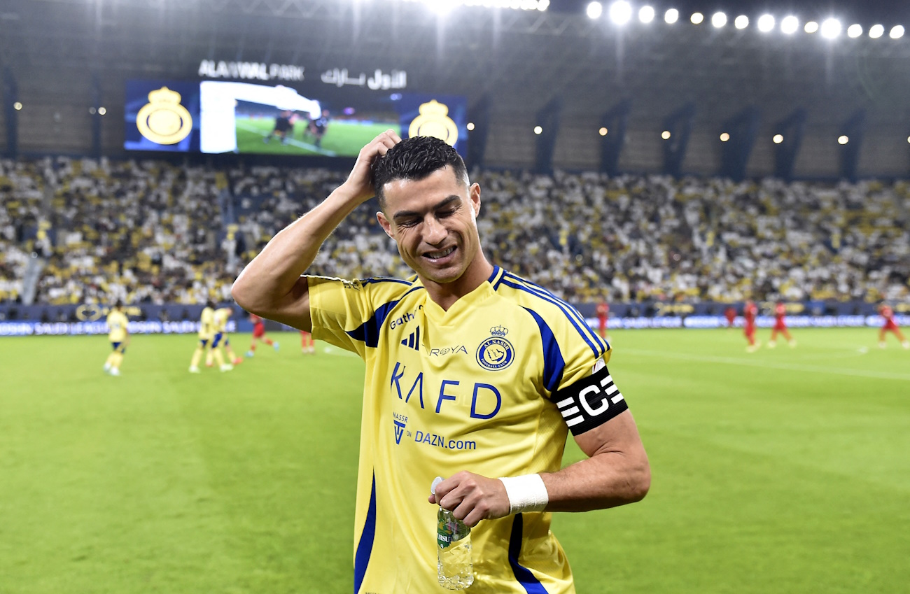 Soccer Football - Saudi Pro League - Al Nassr v Al Qadsiah - Al Awwal Park, Riyadh, Saudi Arabia - November 22, 2024 Al Nassr's Cristiano Ronaldo before the match REUTERS