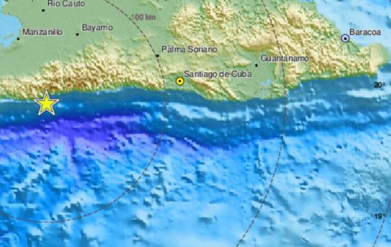 Ισχυρός σεισμός 5,9 Ρίχτερ ταρακούνησε την Κούβα – 10 χιλιόμετρα το εστιακό βάθος