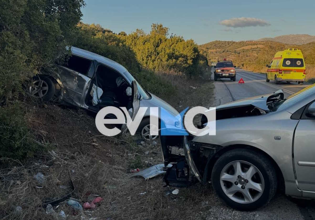 Εύβοια: Τροχαίο με τρεις τραυματίες κοντά στο Αλιβέρι