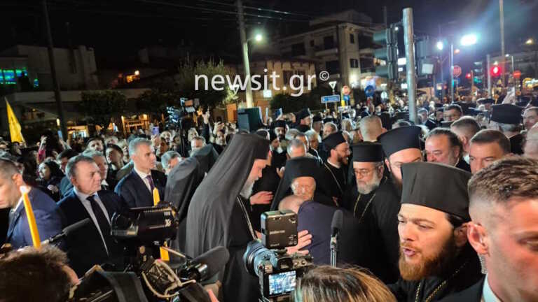 Στη Νέα Φιλαδέλφεια ο Οικουμενικός Πατριάρχης Βαρθολομαίος – Έγινε ονοματοδοσία της πλατείας Πατριάρχου