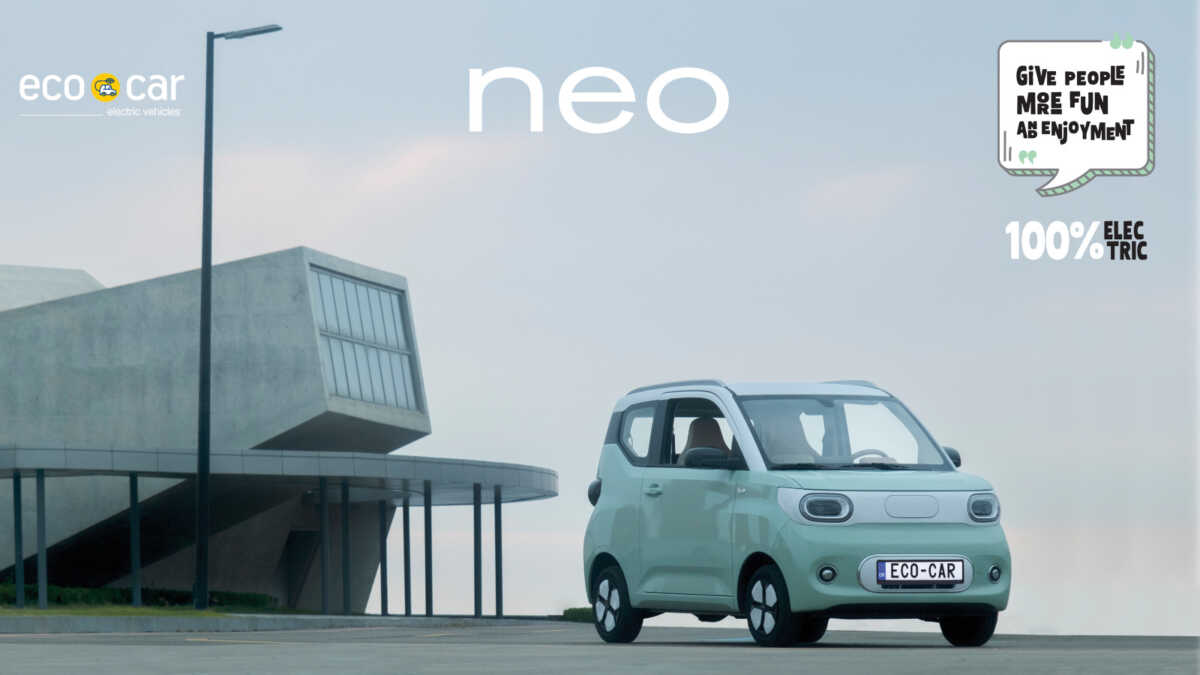 Ecocar: Το neo τετραθέσιο ηλεκτρικό των 3μ. μήκους