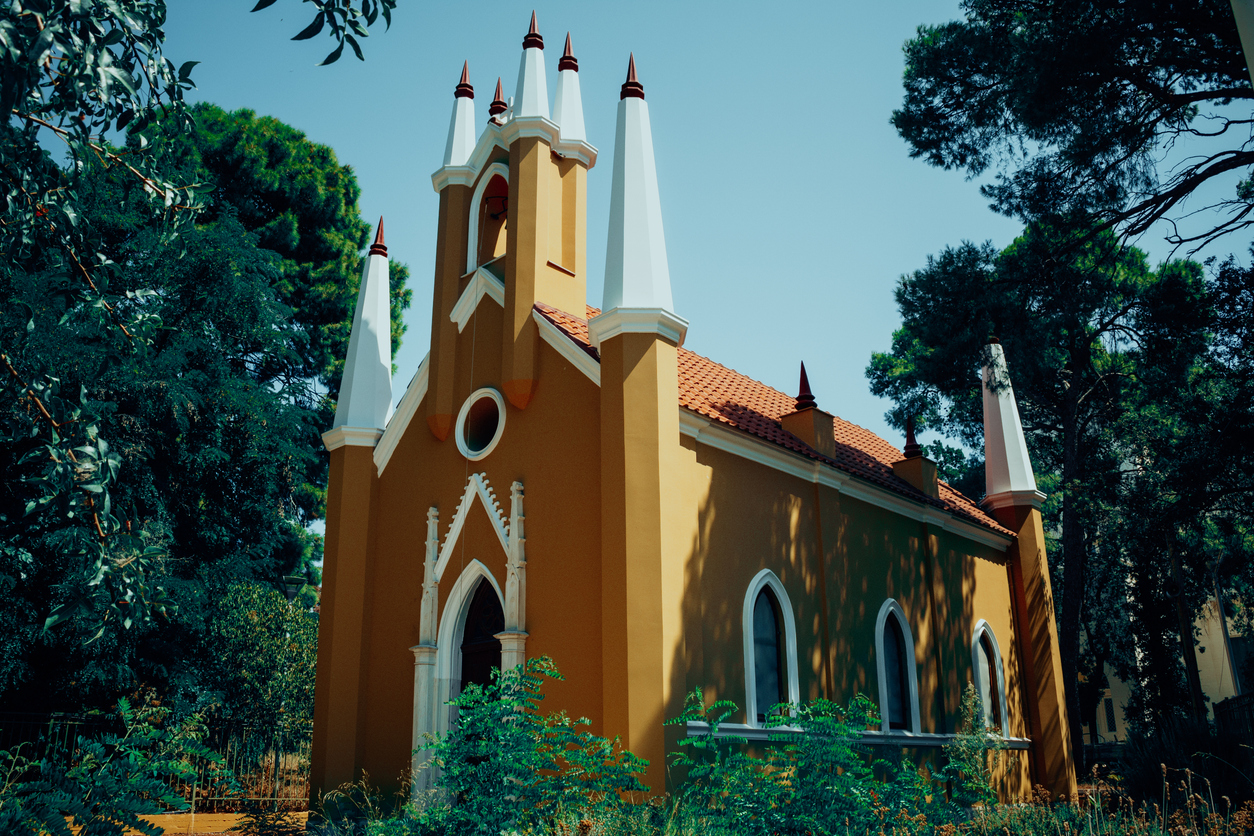 The only Gothic church in Greece