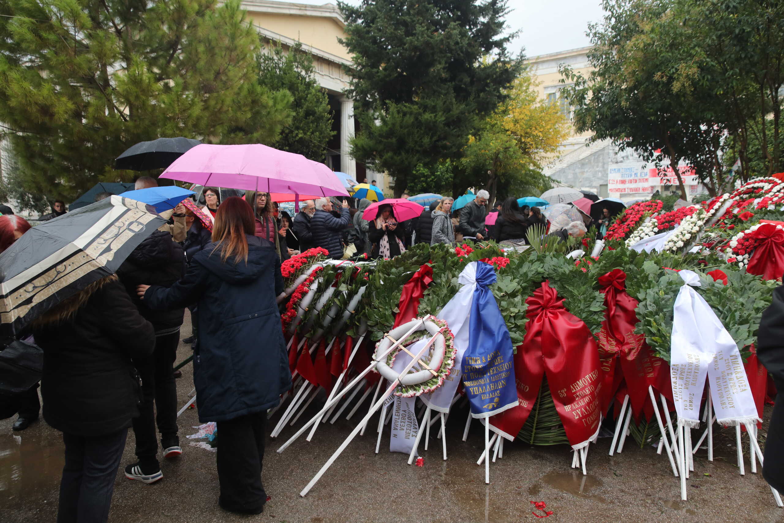 Τρίτη ημέρα του εορτασμού της 51ης επετείου από την εξέγερση του Πολυτεχνείου, Κυριακή 17 Νοεμβρίου 2024. 
(ΓΙΑΝΝΗΣ ΠΑΝΑΓΟΠΟΥΛΟΣ