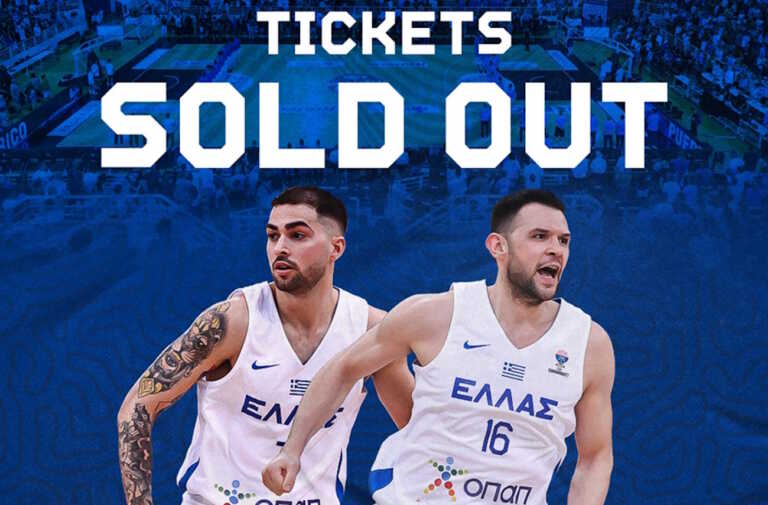 Ελλάδα – Μεγάλη Βρετανία: Sold out το ματς της Εθνικής μπάσκετ στην «PAOK Sports Arena»