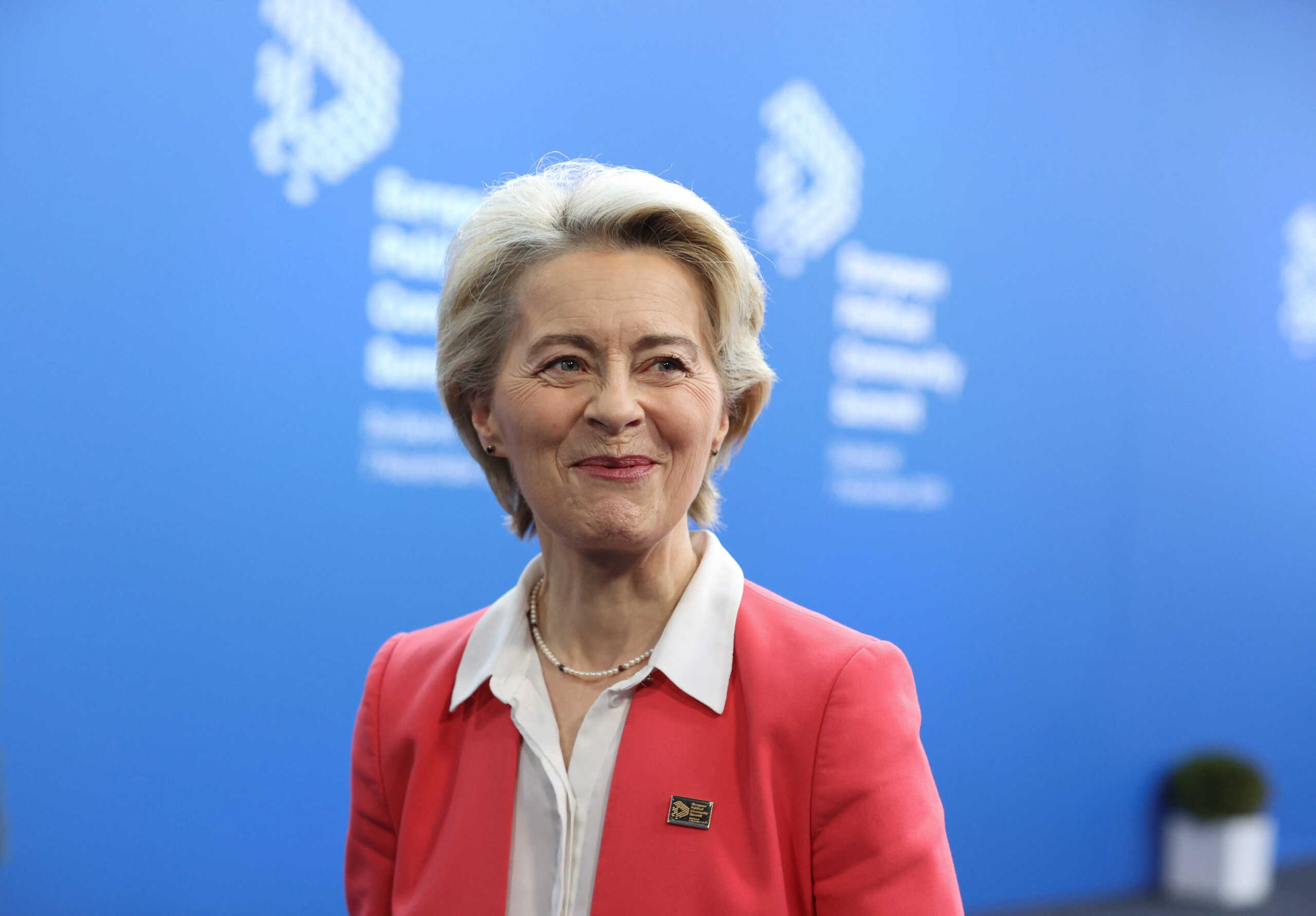 European Commission President Ursula von der Leyen attends the European Political Community Summit at the Puskas Arena, in Budapest, Hungary, November 7, 2024. REUTERS