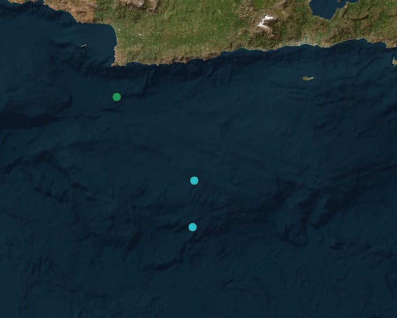 Σεισμός 3,5 Ρίχτερ νότια της Κρήτης – 10,7 χιλιόμετρα το εστιακό βάθος