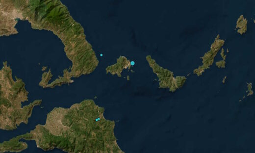 Σεισμός 3,4 Ρίχτερ στη Σκιάθο – 13,4 χιλιόμετρα το εστιακό βάθος