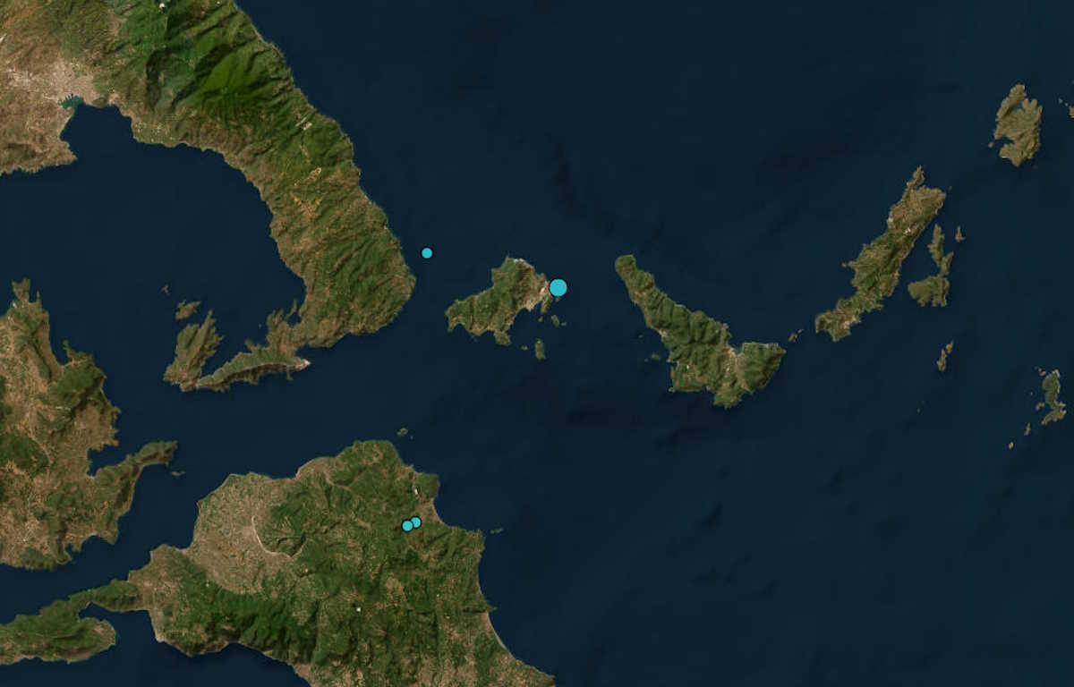 Σεισμός 3,4 Ρίχτερ στη Σκιάθο – 13,4 χιλιόμετρα το εστιακό βάθος