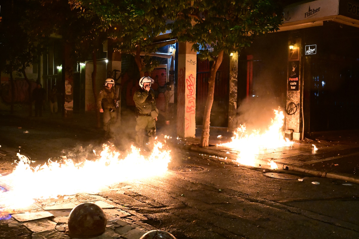 Αλέξανδρος Γρηγορόπουλος: Ελεύθεροι με περιοριστικούς όρους οι συλληφθέντες από τα επεισόδια μετά την πορεία