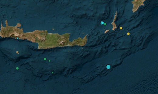 Σεισμός στην Κρήτη: 4 Ρίχτερ ανοιχτά του Λασιθίου