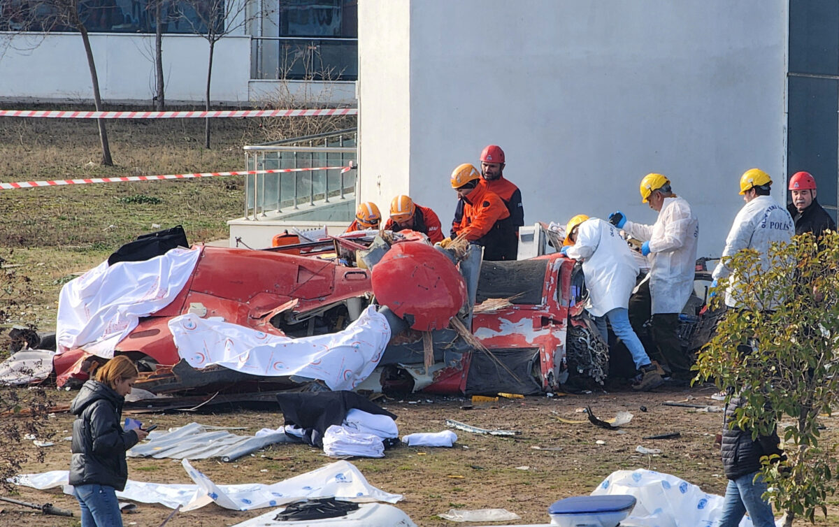 Τουρκία: Βίντεο ντοκουμέντο από τη συντριβή ελικοπτέρου με 4 νεκρούς σε προαύλιο νοσοκομείου