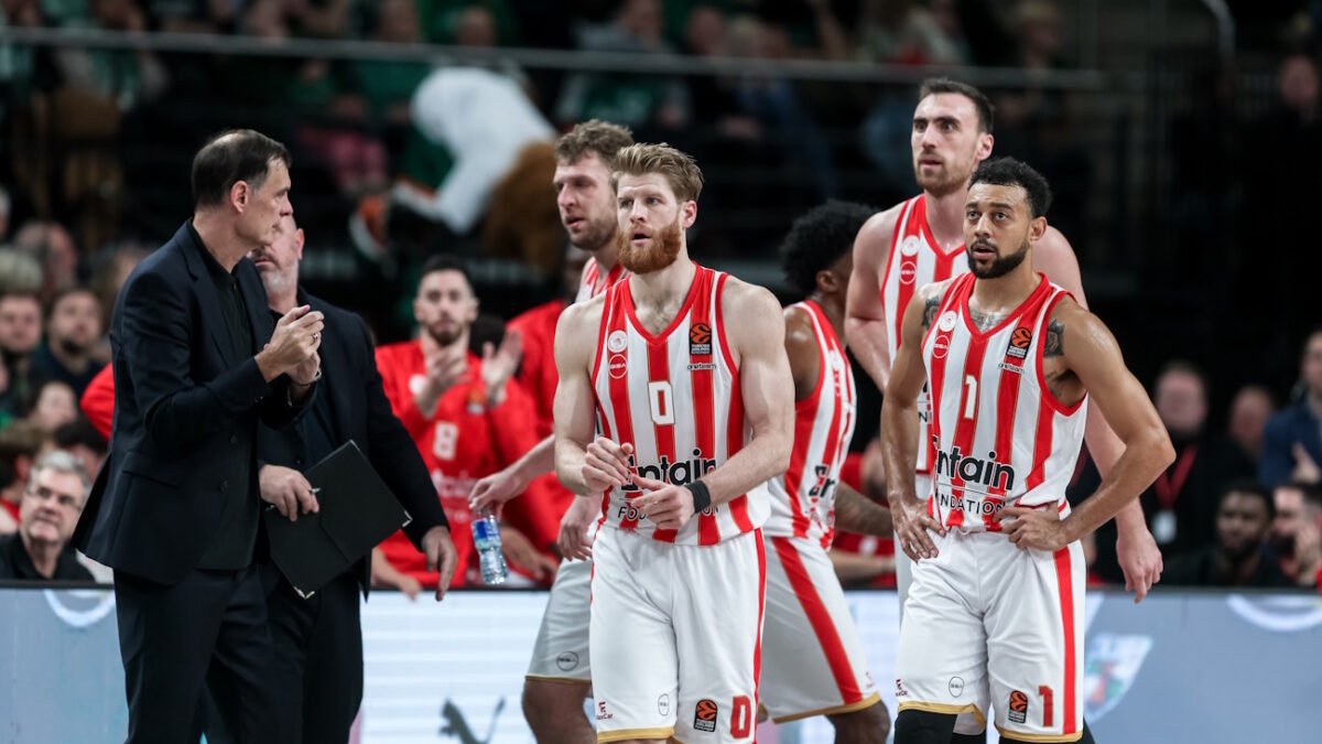 Η βαθμολογία στη Euroleague μετά τη μεγάλη νίκη του Ολυμπιακού επί της Ζαλγκίρις Κάουνας