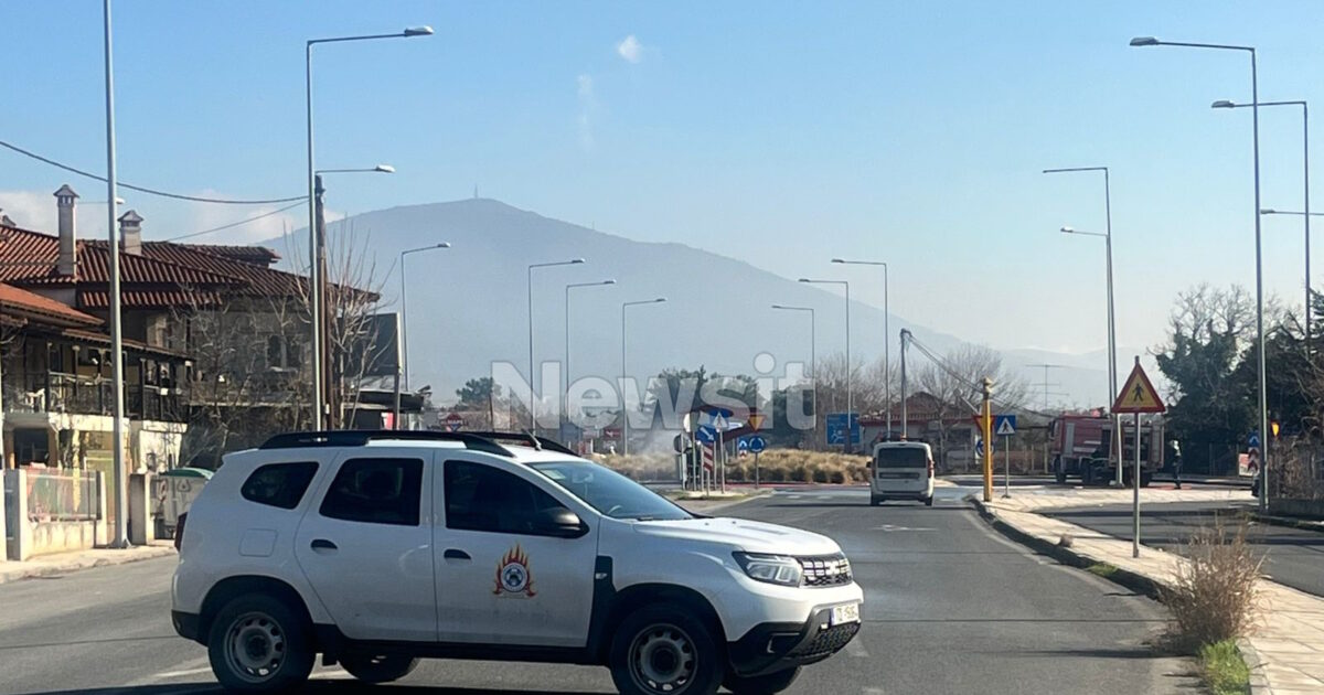 Διαρροή φυσικού αερίου στη Θέρμη