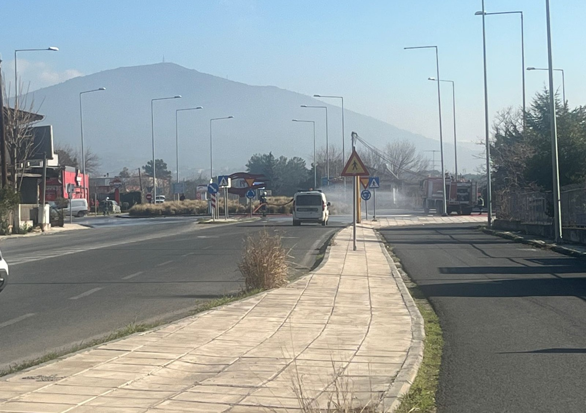 Θεσσαλονίκη: Διαρροή φυσικού αερίου στη Θέρμη