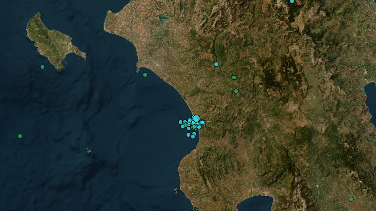 Σεισμός 3,6 Ρίχτερ στην Ηλεία: Κοντά στη Ζαχάρω το επίκεντρο